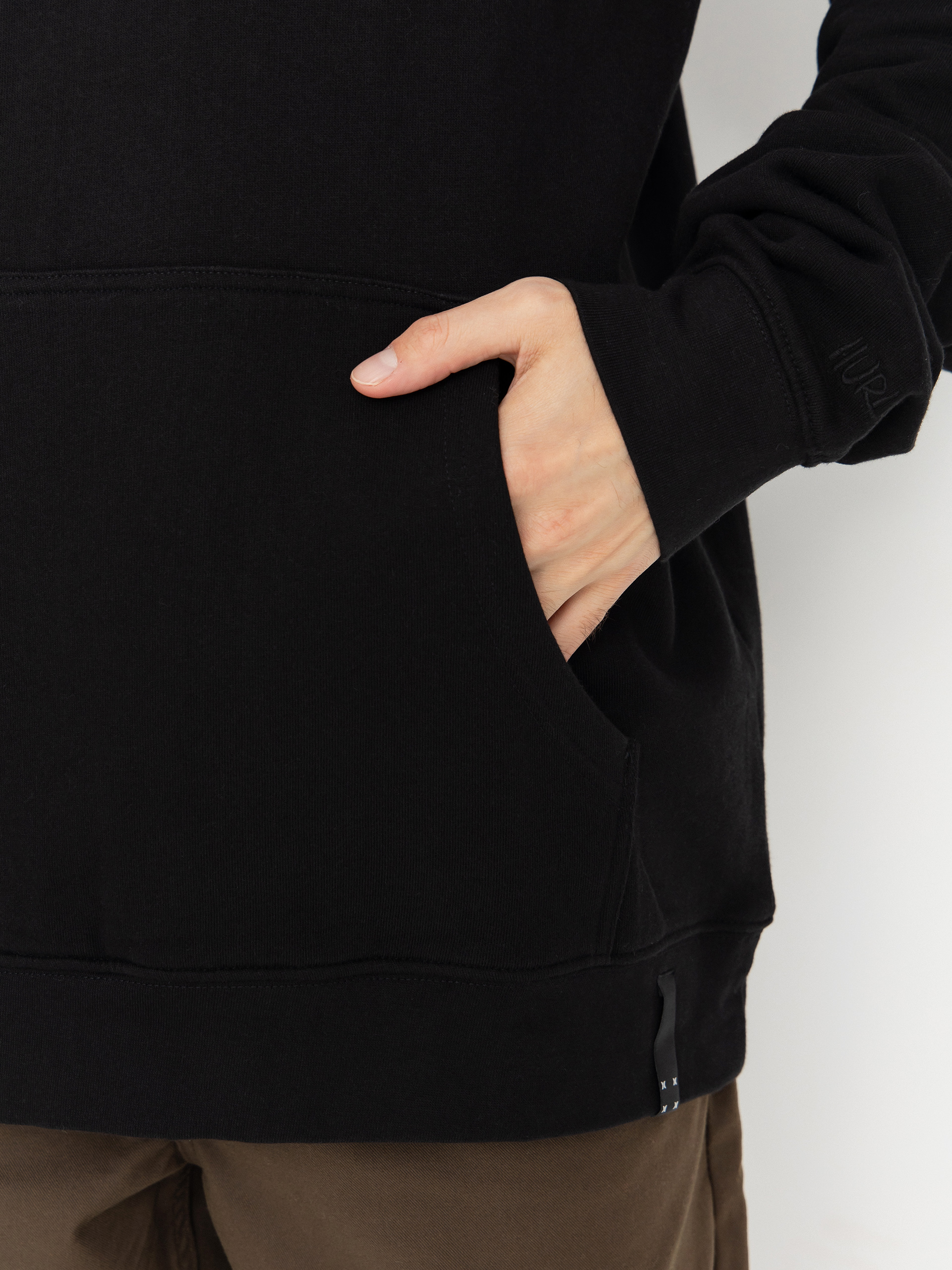 Hurley Bcnk8 Washed HD Kapucnis pulóver (black)