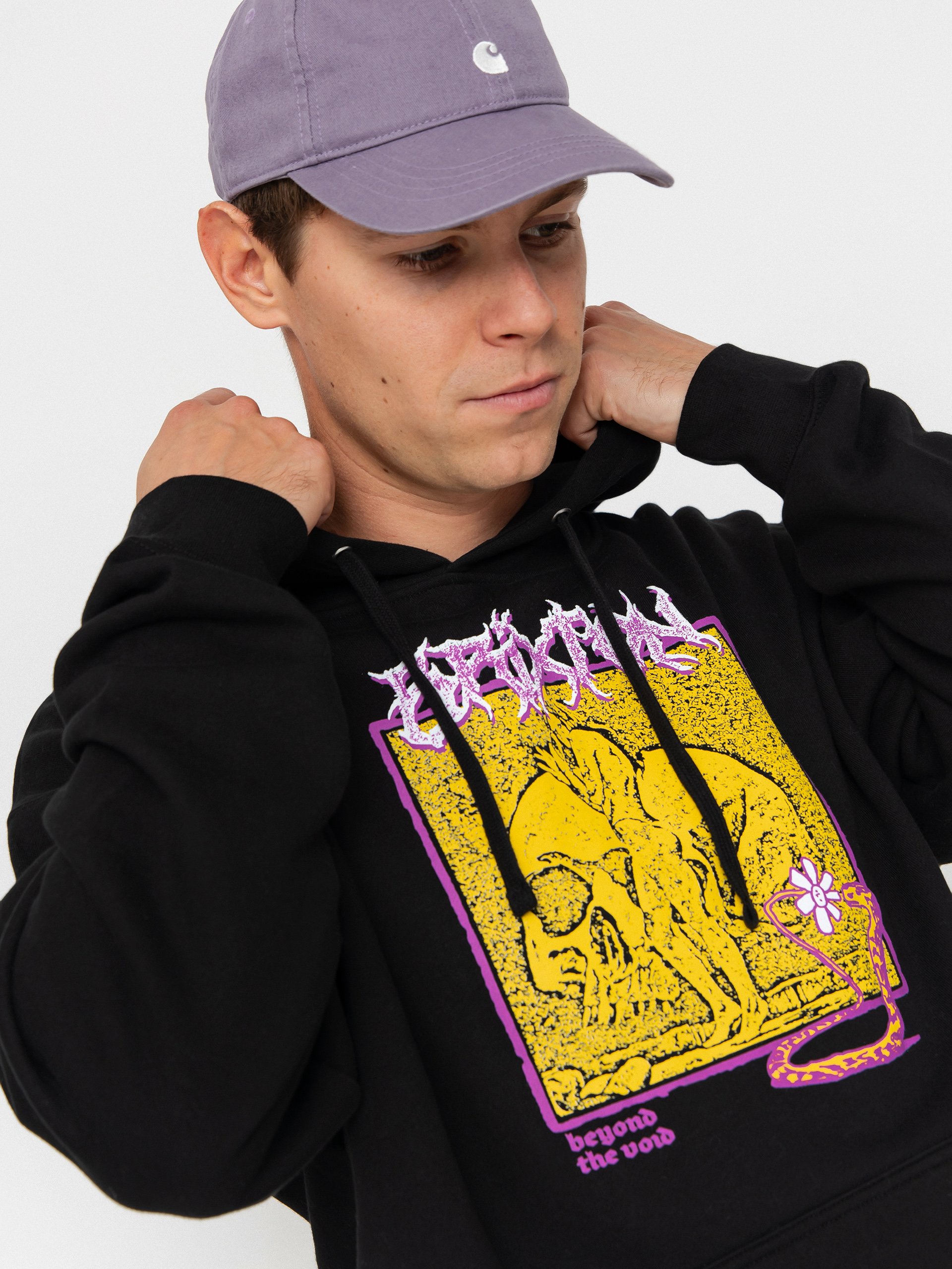 Brixton Void HD Kapucnis pulóver (black)