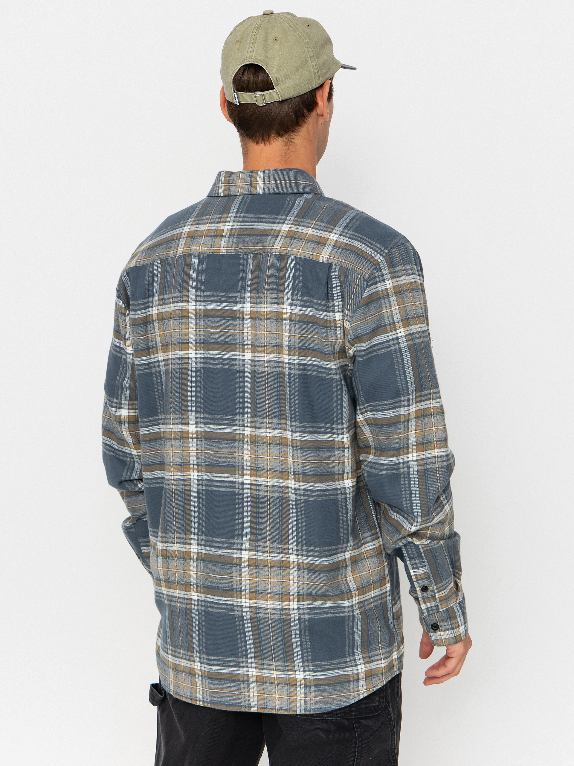 Volcom Netastone Flannel Ing (dark slate)