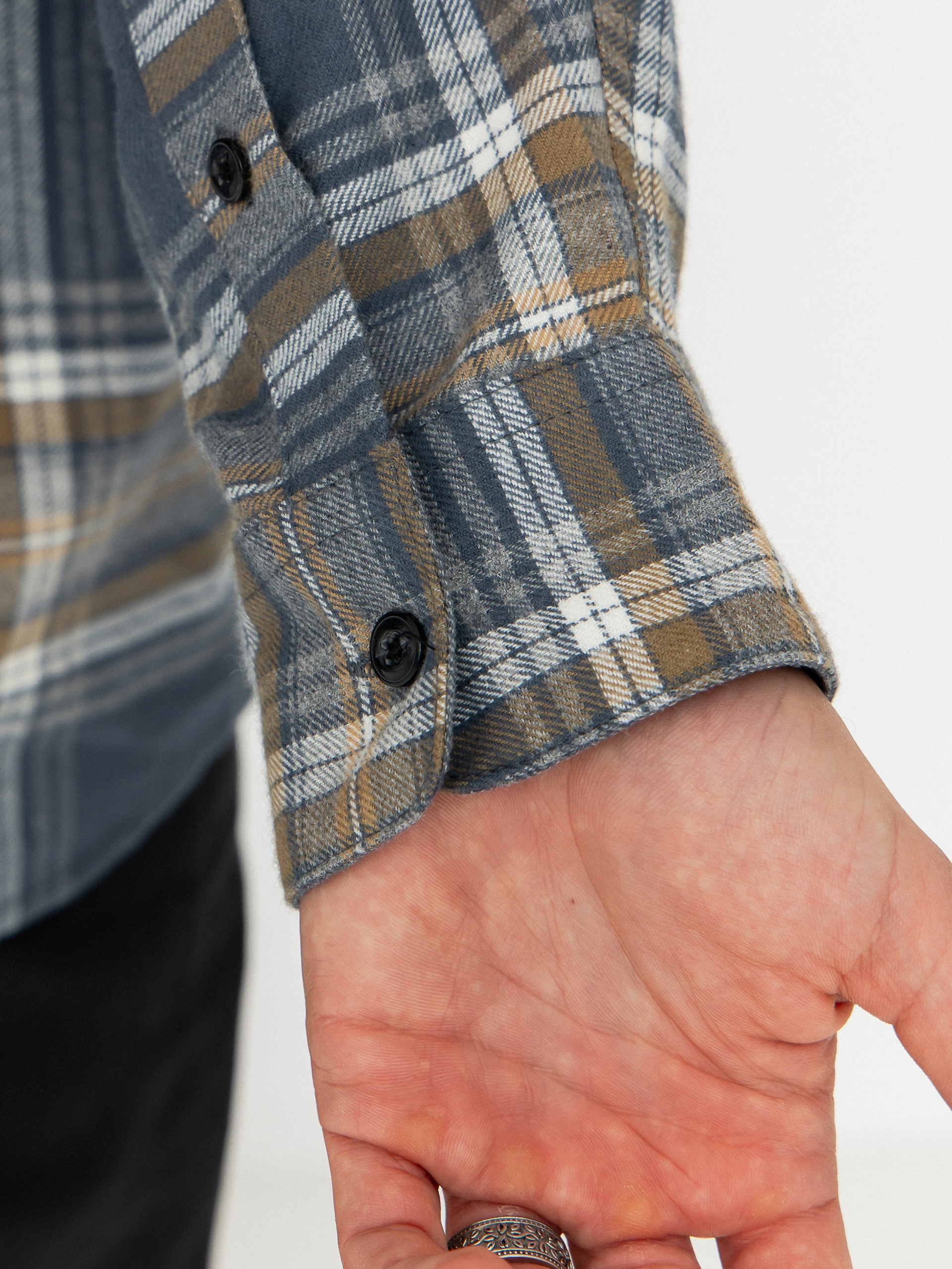 Volcom Netastone Flannel Ing (dark slate)