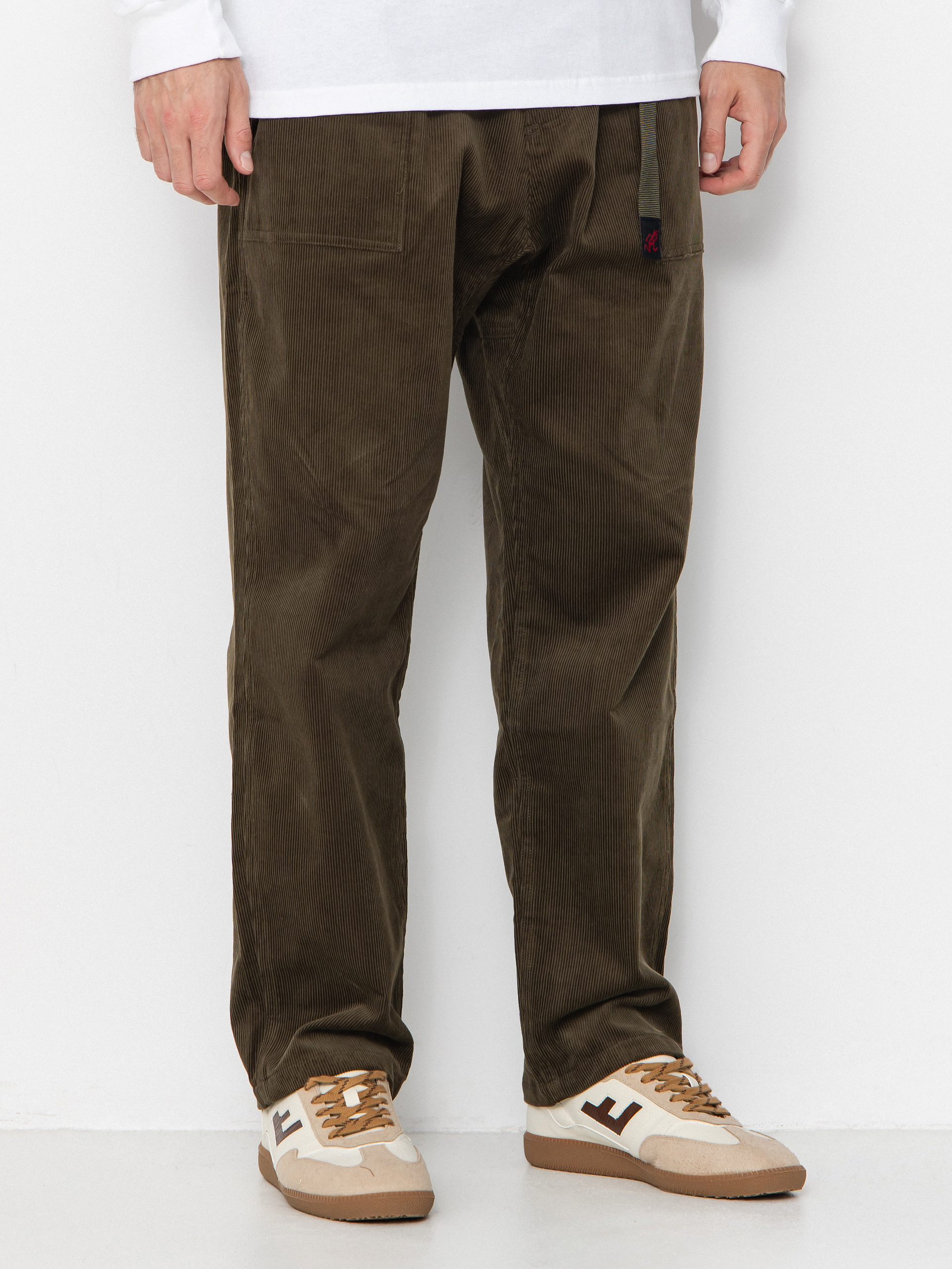 Gramicci Corduroy Loose Tapered Ridge Kisnadrág (olive)