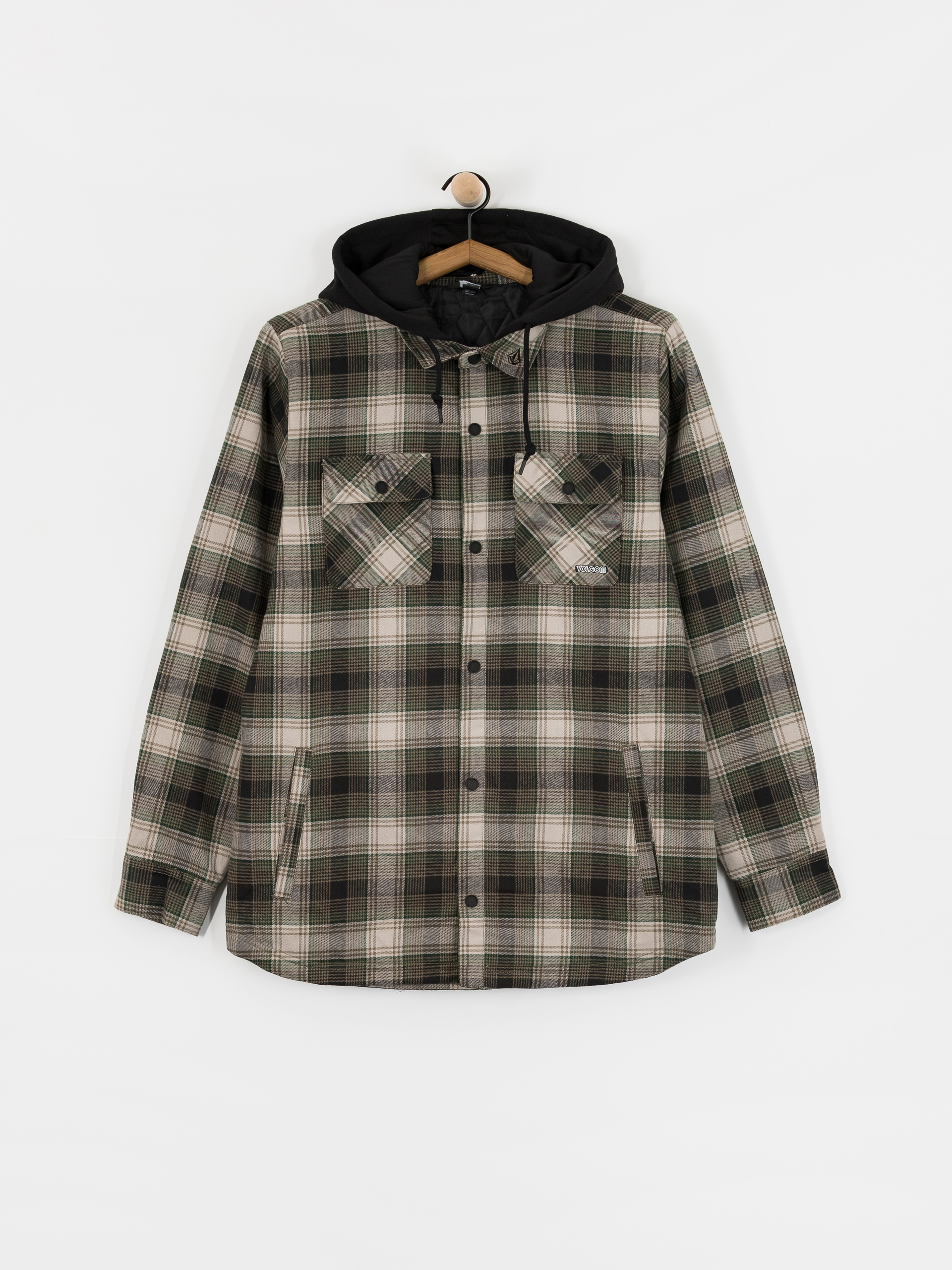 Dzseki Volcom Kenson Ins Flannel (black green)