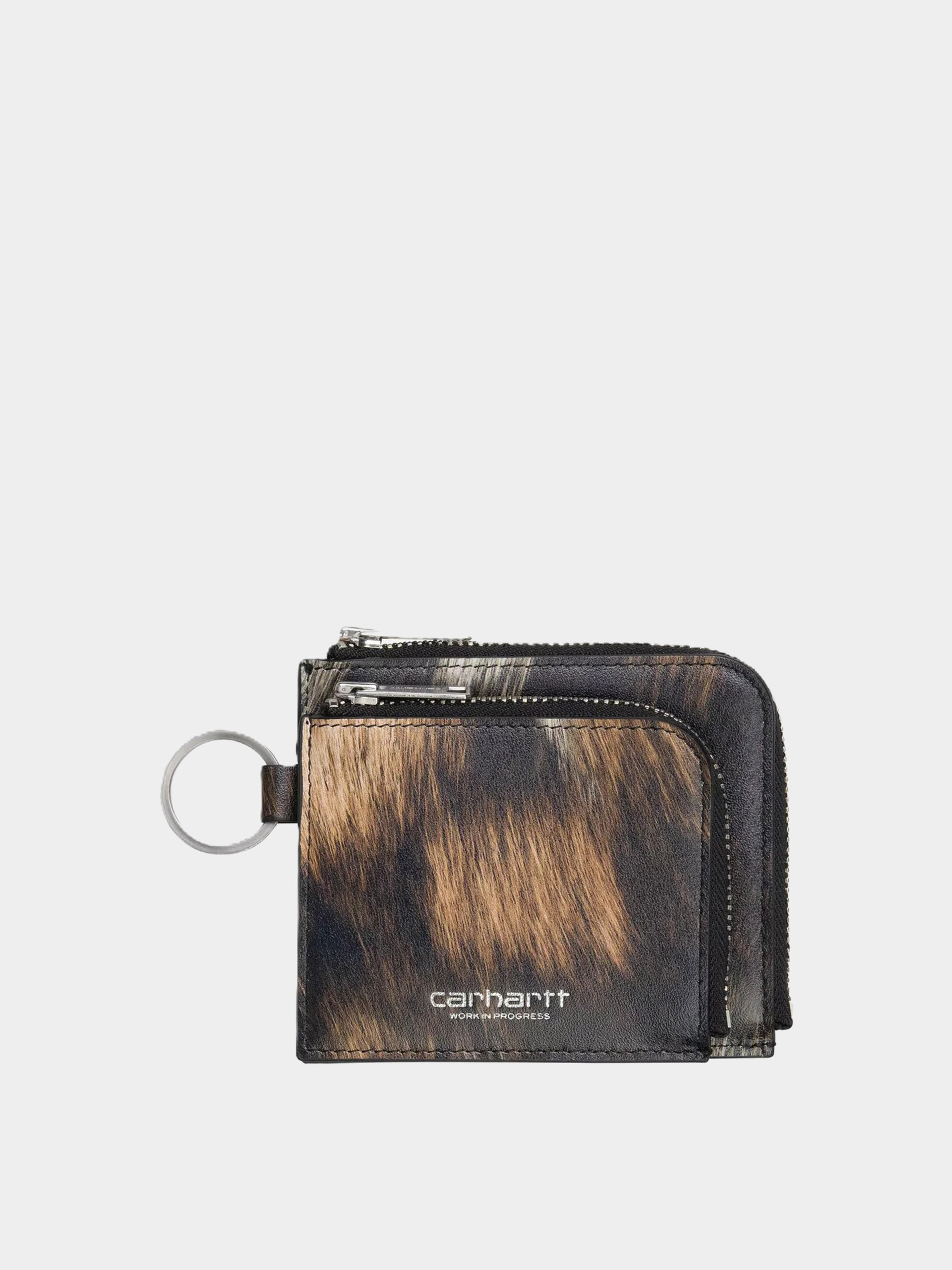 Pénztárca Carhartt WIP Double Vegas Zip (wild dog/silver)