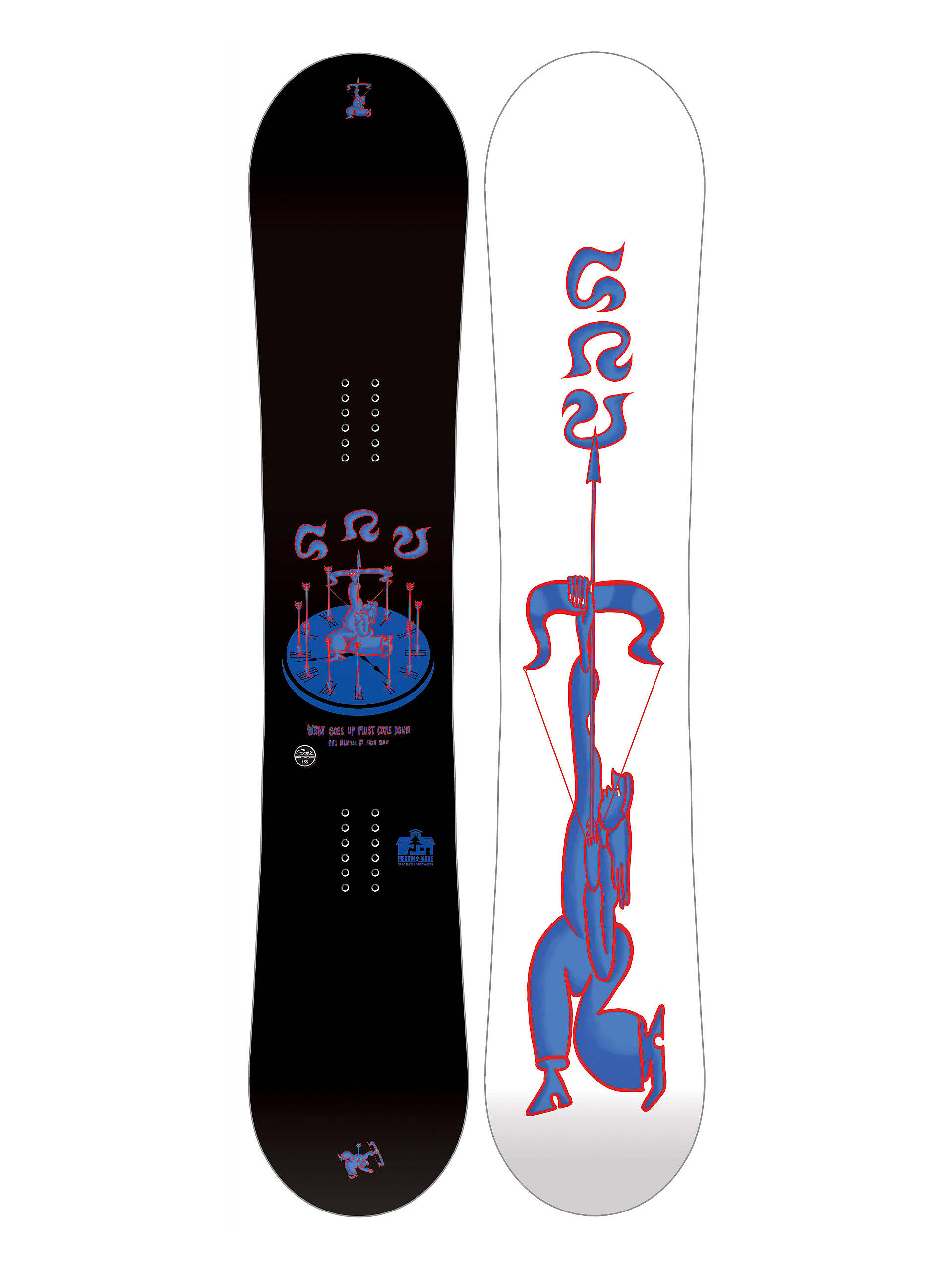 Gnu Carbon Credit Snowboard - fekete