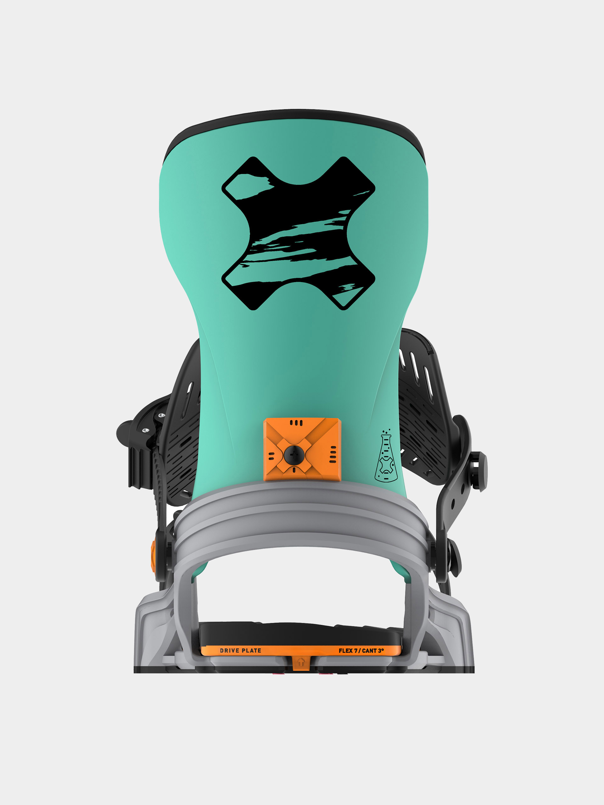 Férfi Snowboard kötés Bent Metal Axtion (grey/green)