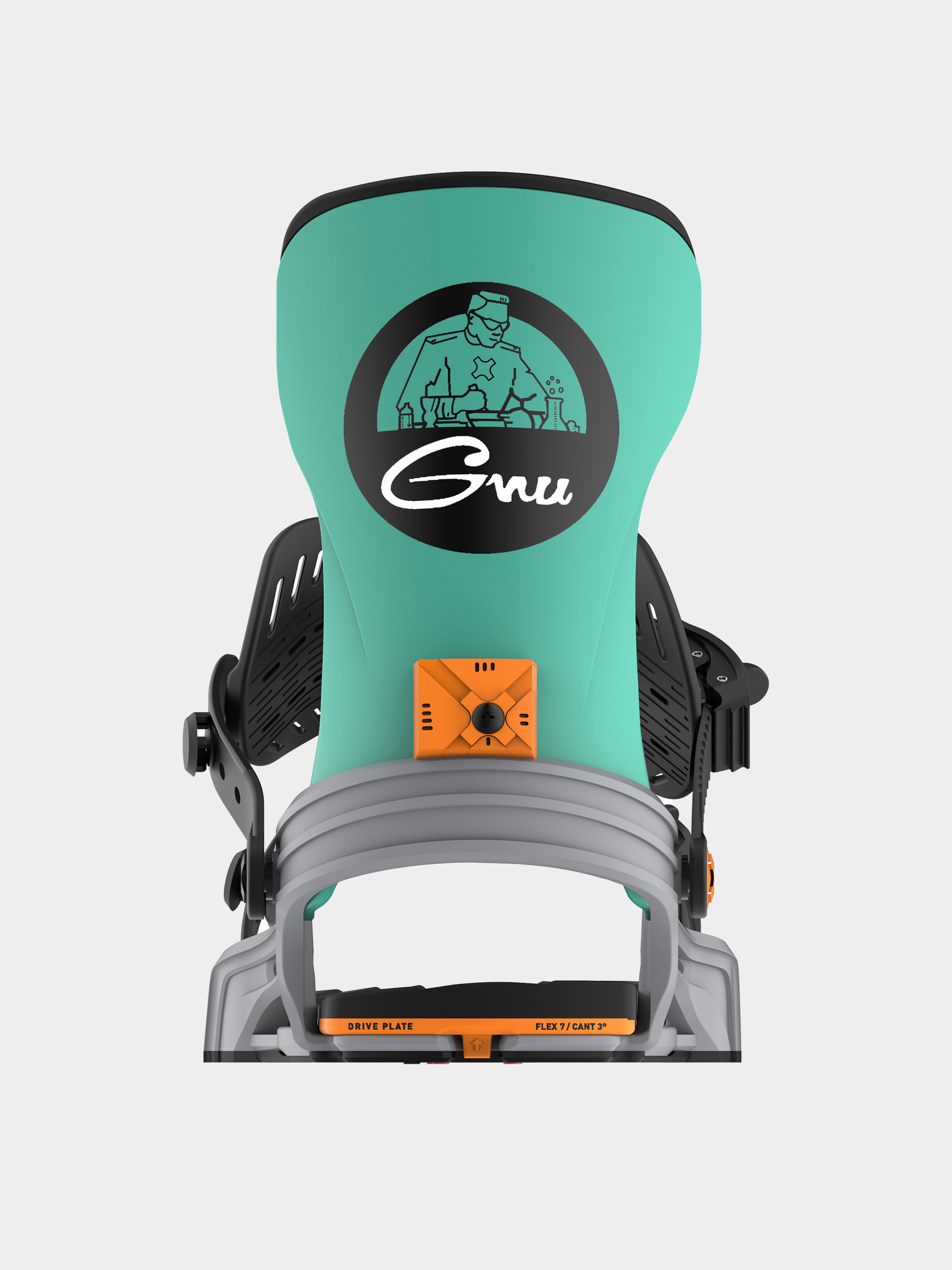 Férfi Snowboard kötés Bent Metal Axtion (grey/green)