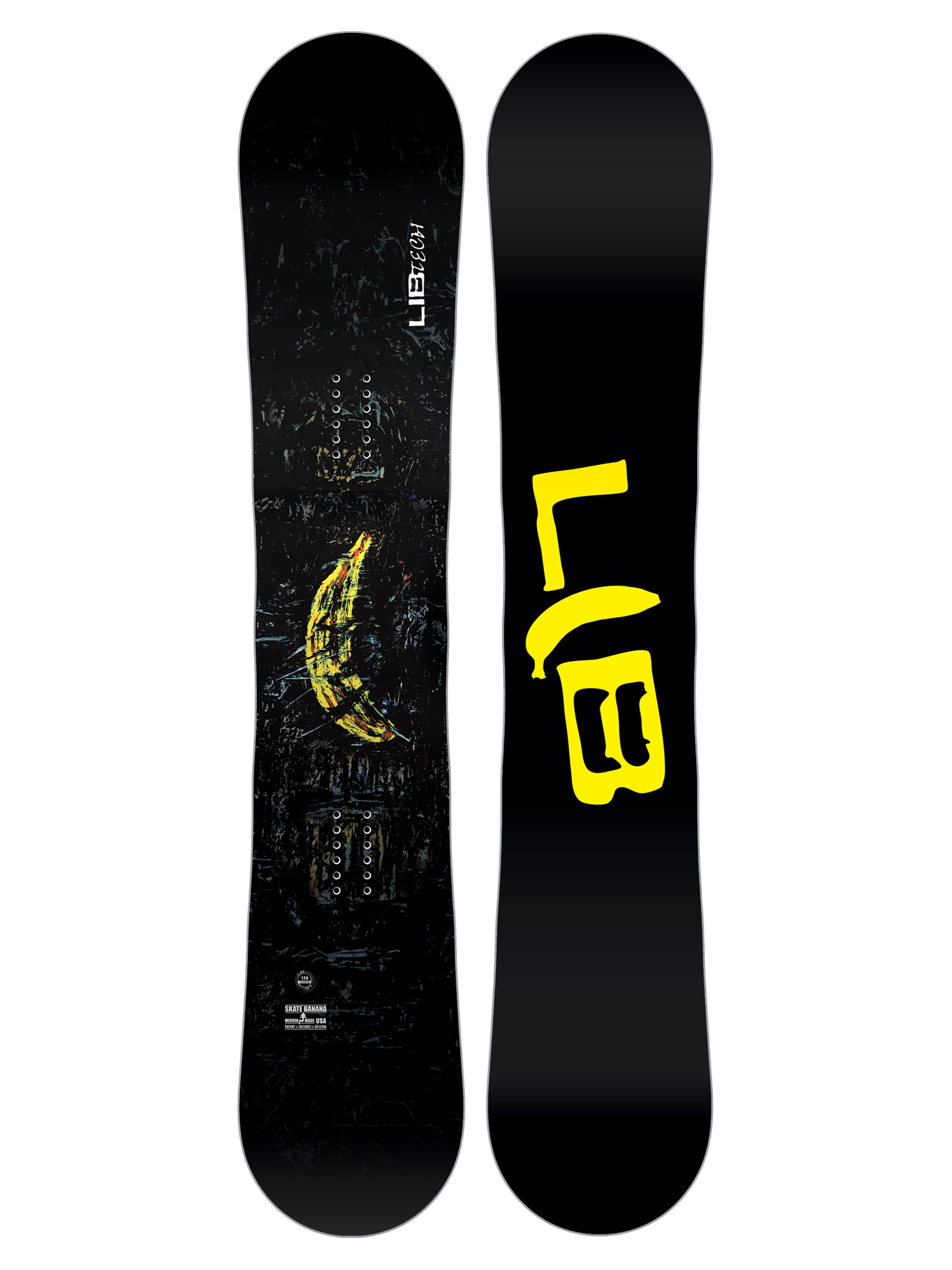 Férfi Snowboard Lib Tech Skate Banana (black/yellow)