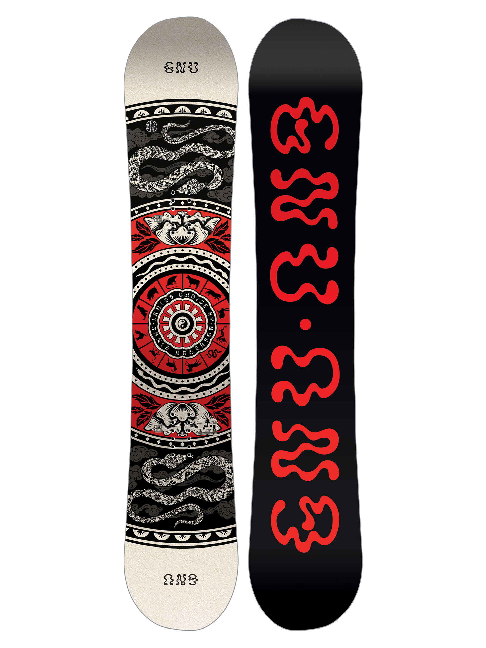Női Gnu Ladies Choice Snowboard (black/red)