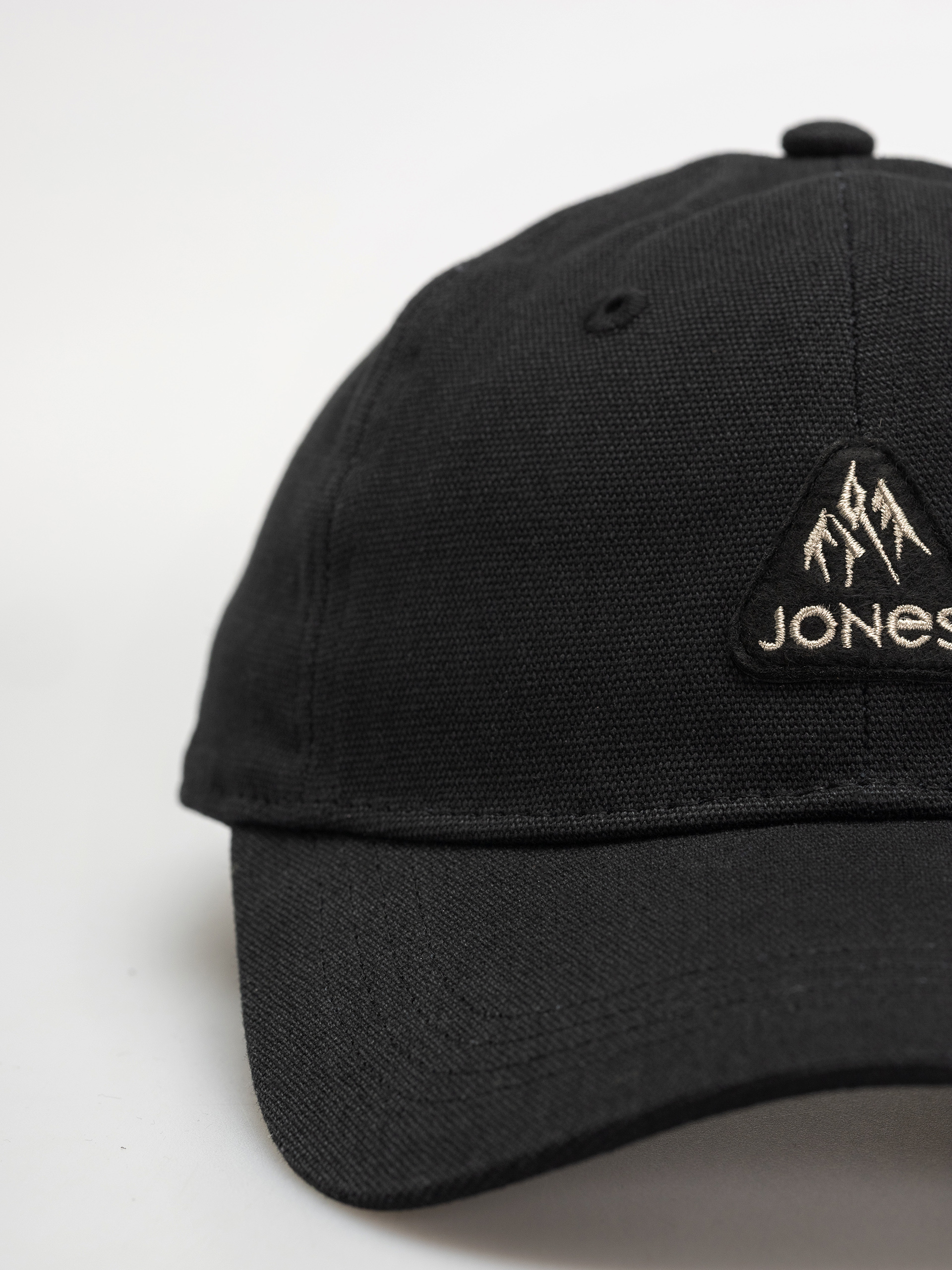 Jones Snowboards Organic Cotton Canvas Baseball sapka (stealth black)