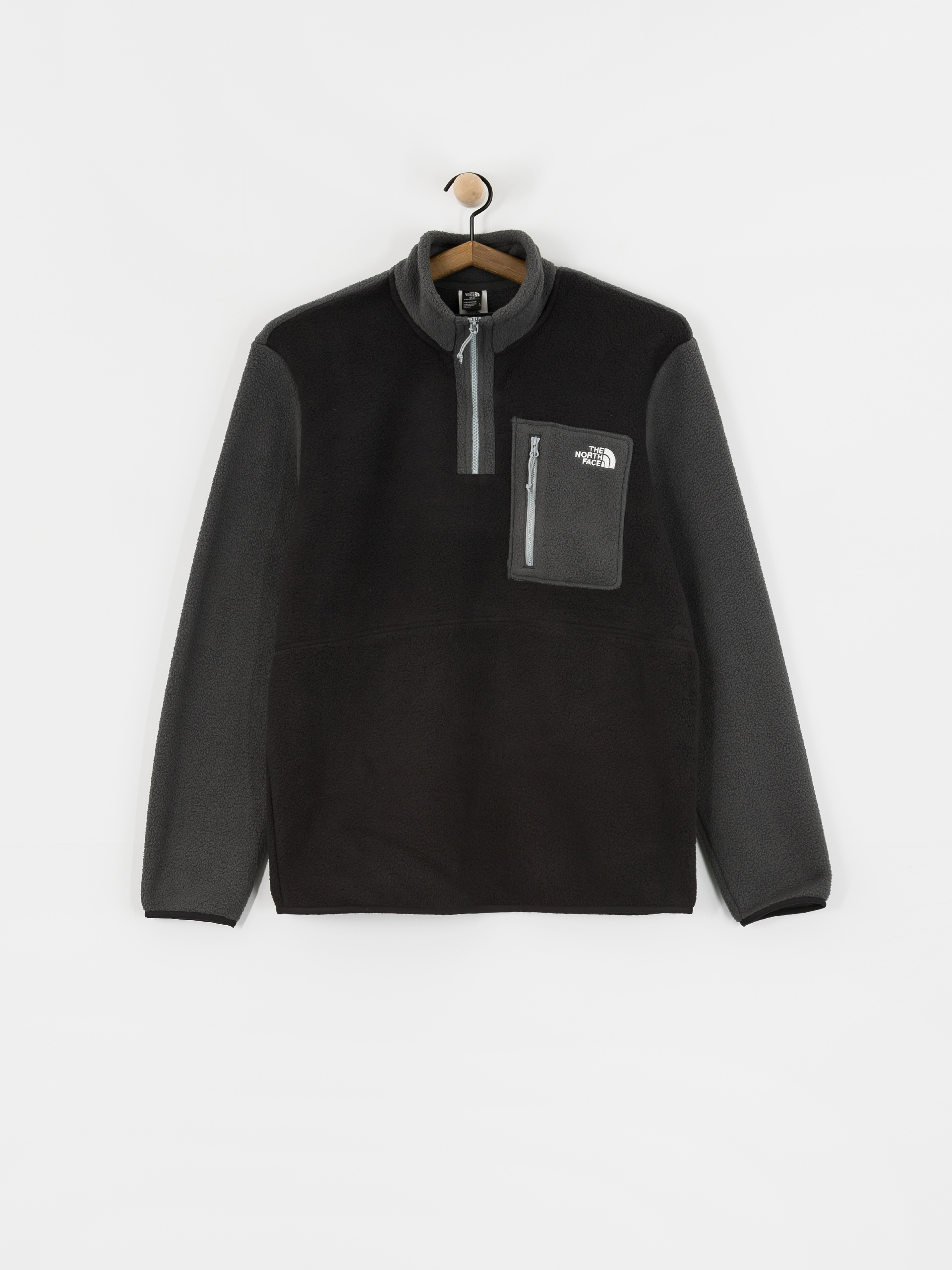 The North Face Yumiori 1/4 Zip Polu00e1r pulu00f3ver (tnfblk/asphltgry/mnmntgry)