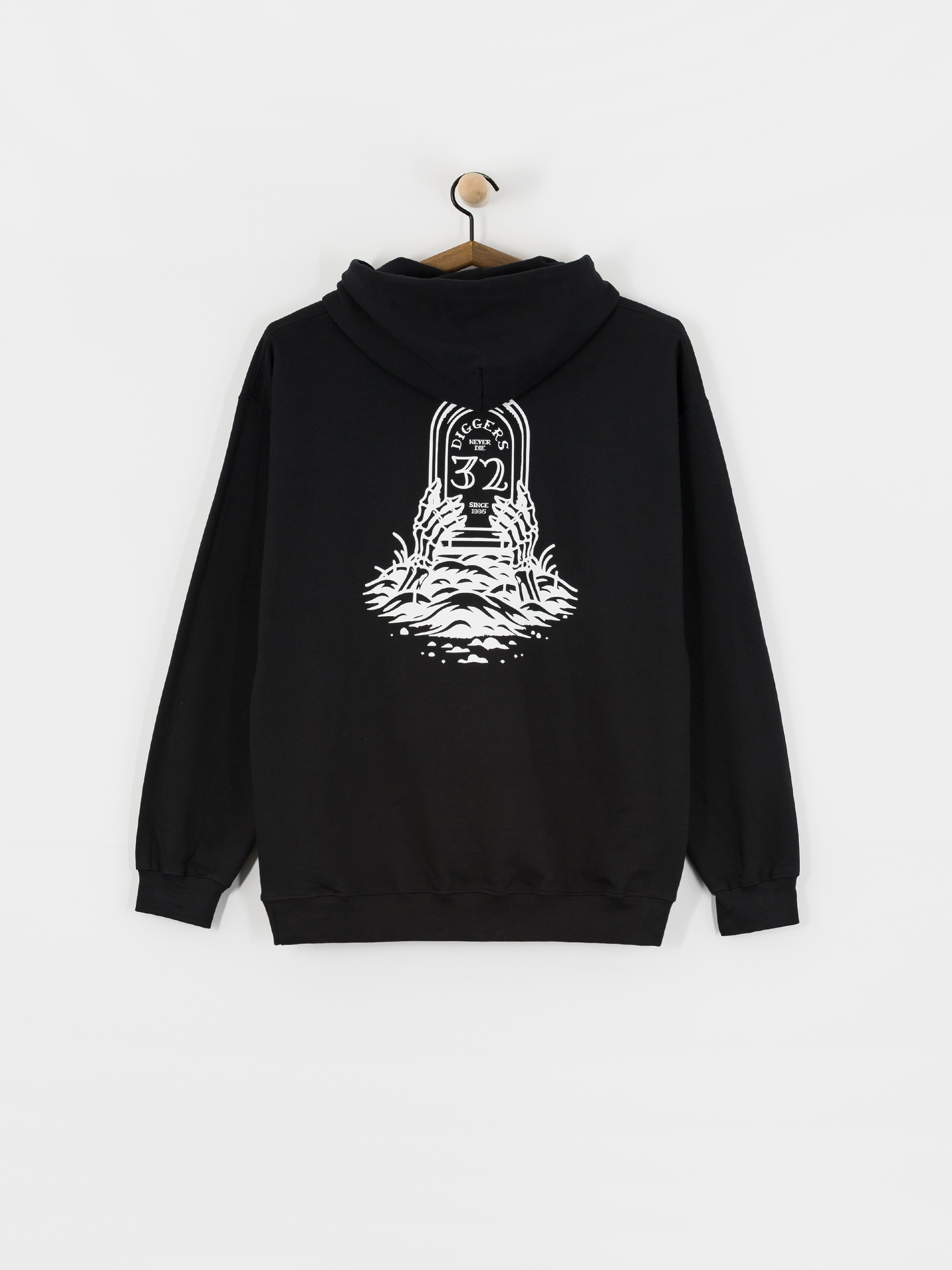 ThirtyTwo Digger HD Kapucnis pulóver (black)