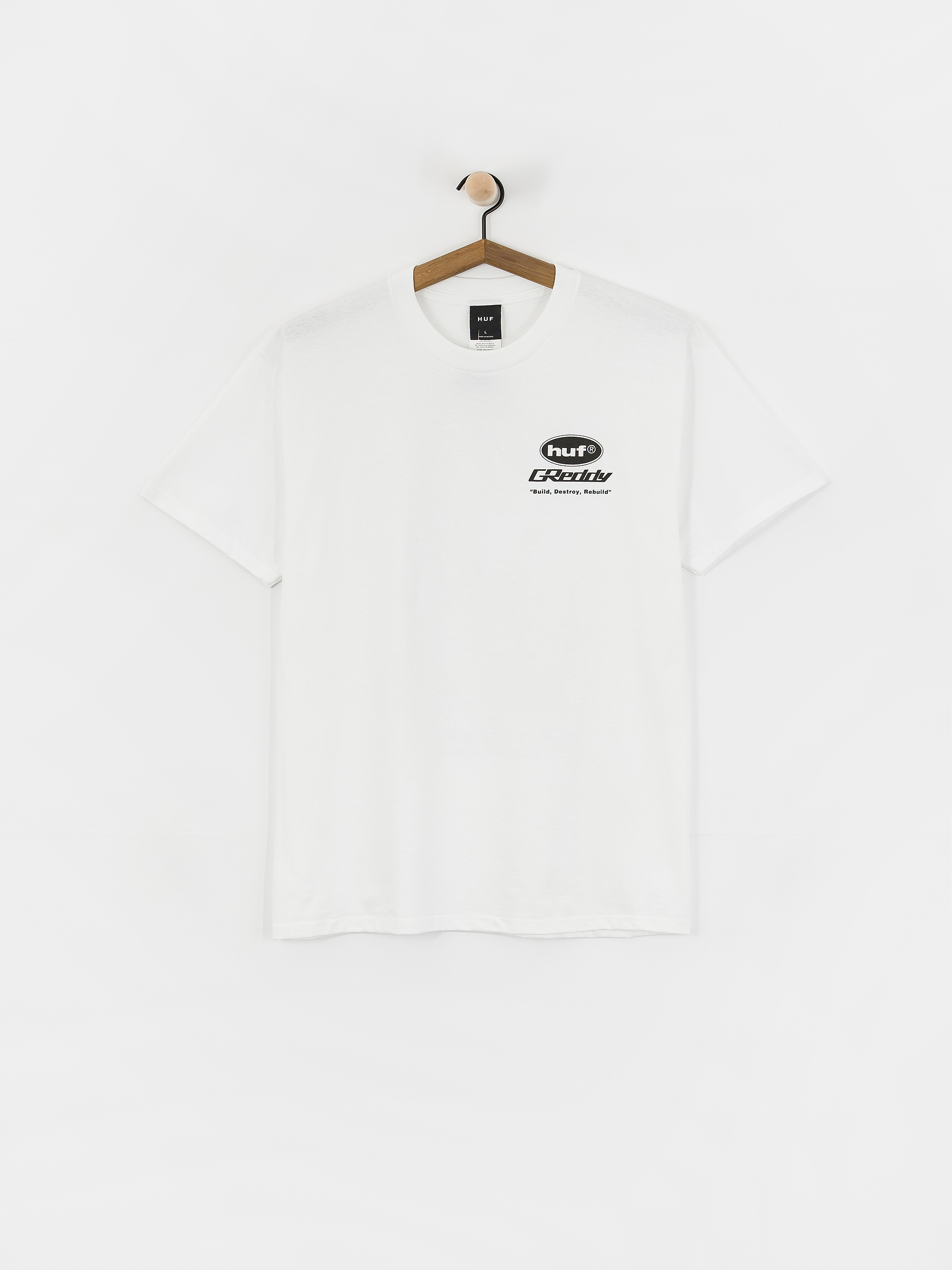 Póló HUF X Greddy Parts (white)