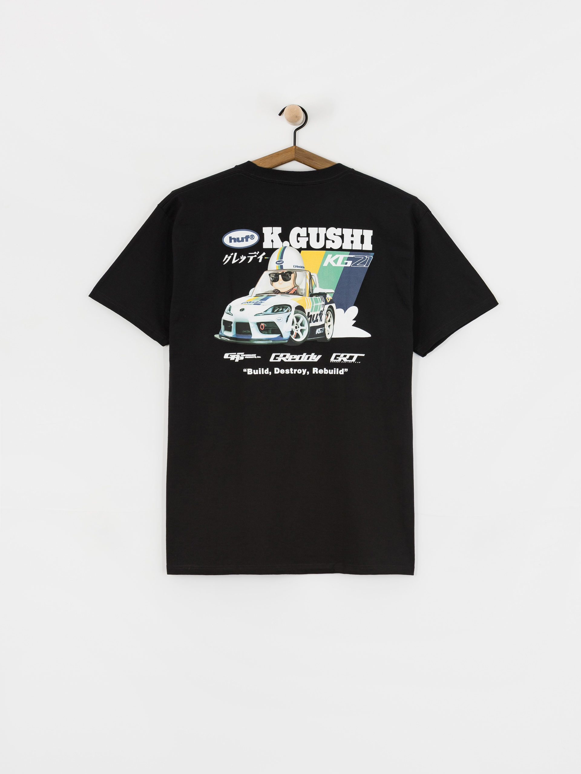 Póló HUF X Greddy Gushi (black)