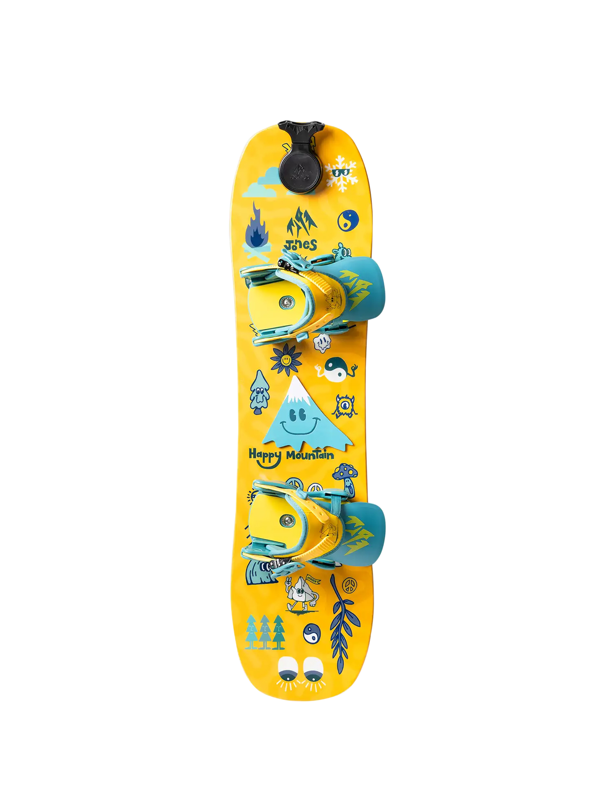 Snowboard Jones Snowboards Kid's Happy Mountain Package JR (yellow)
