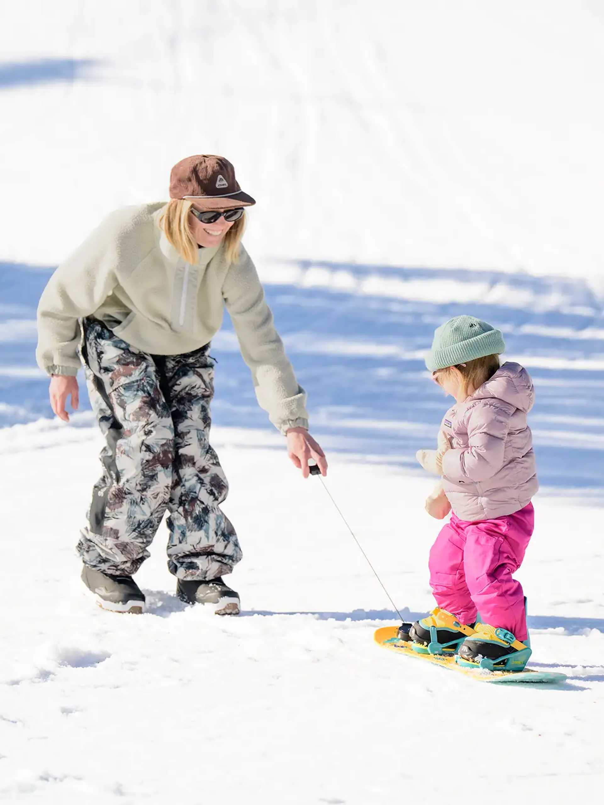Snowboard Jones Snowboards Kid's Happy Mountain Package JR (yellow)