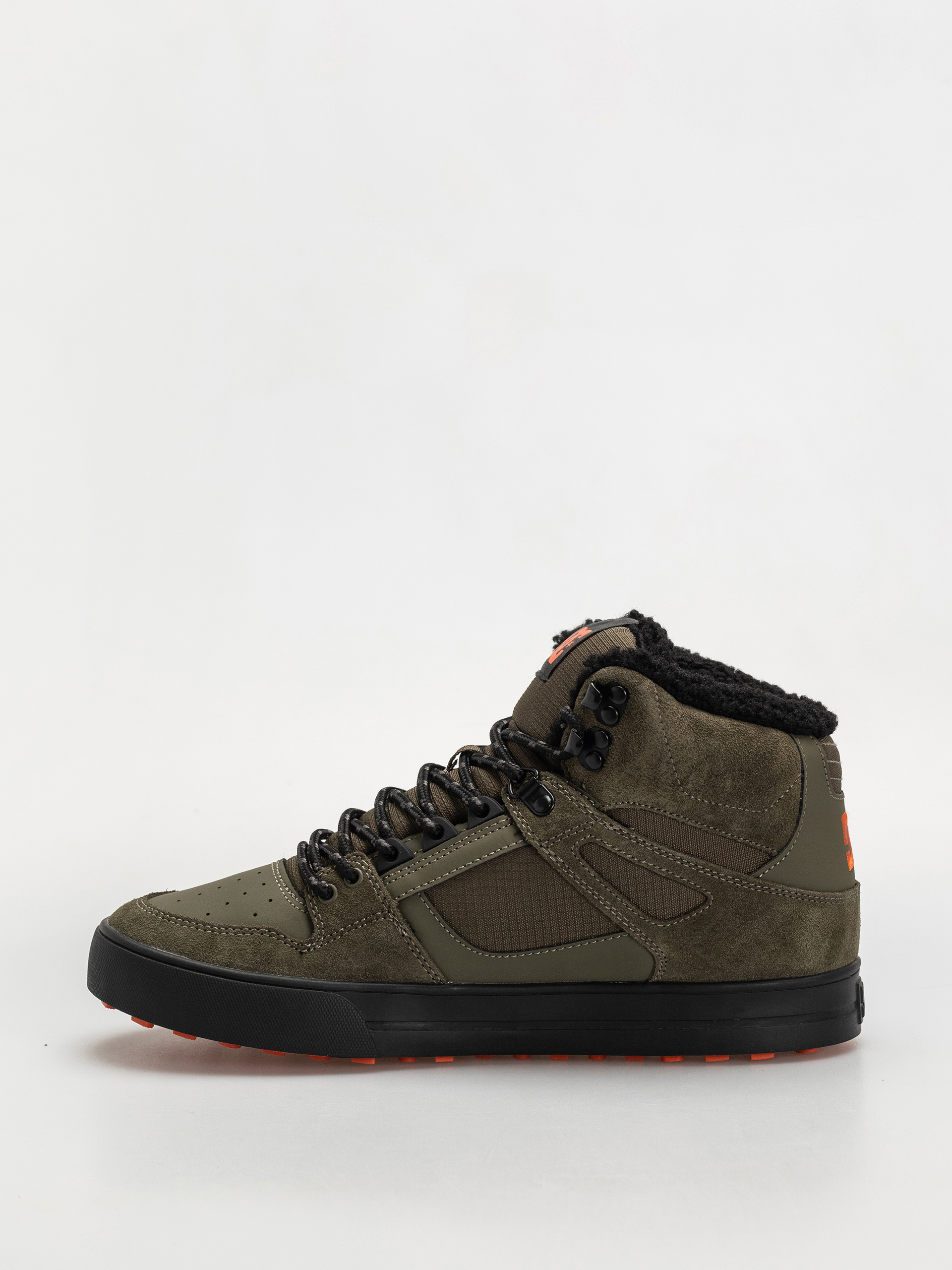 DC Pure High Top Wc Wnt Cipők (olive/black)