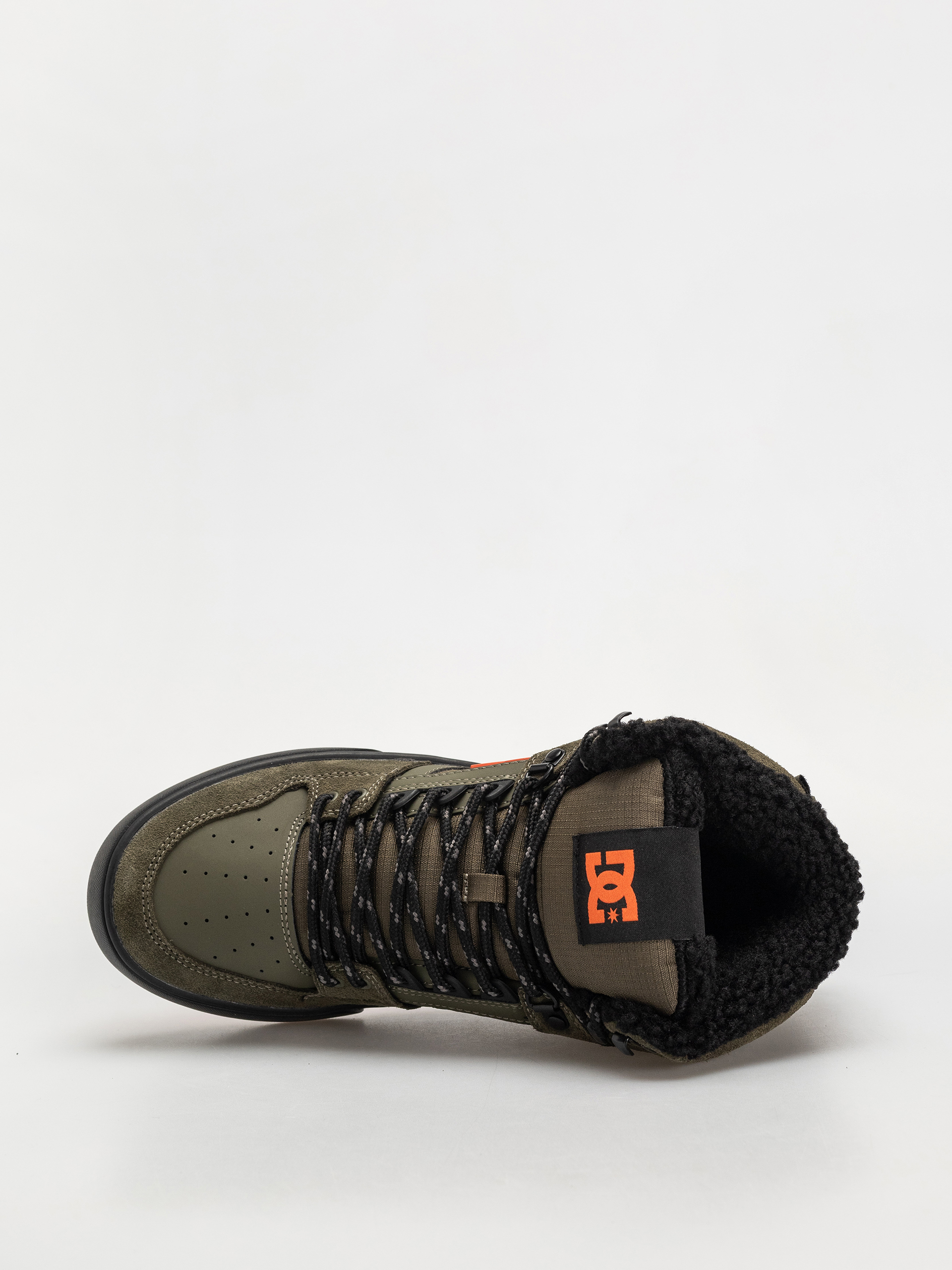 DC Pure High Top Wc Wnt Cipők (olive/black)