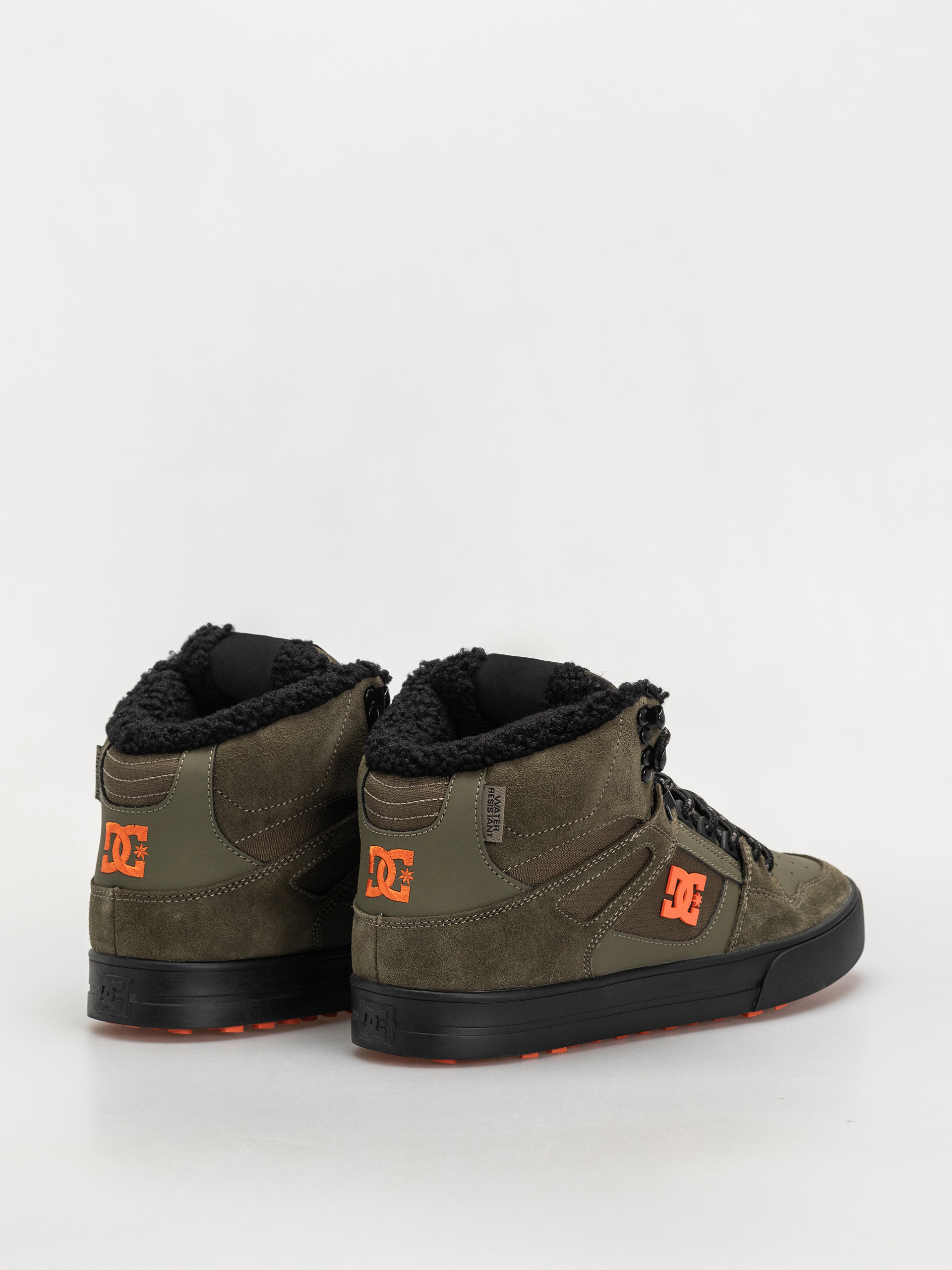 DC Pure High Top Wc Wnt Cipők (olive/black)