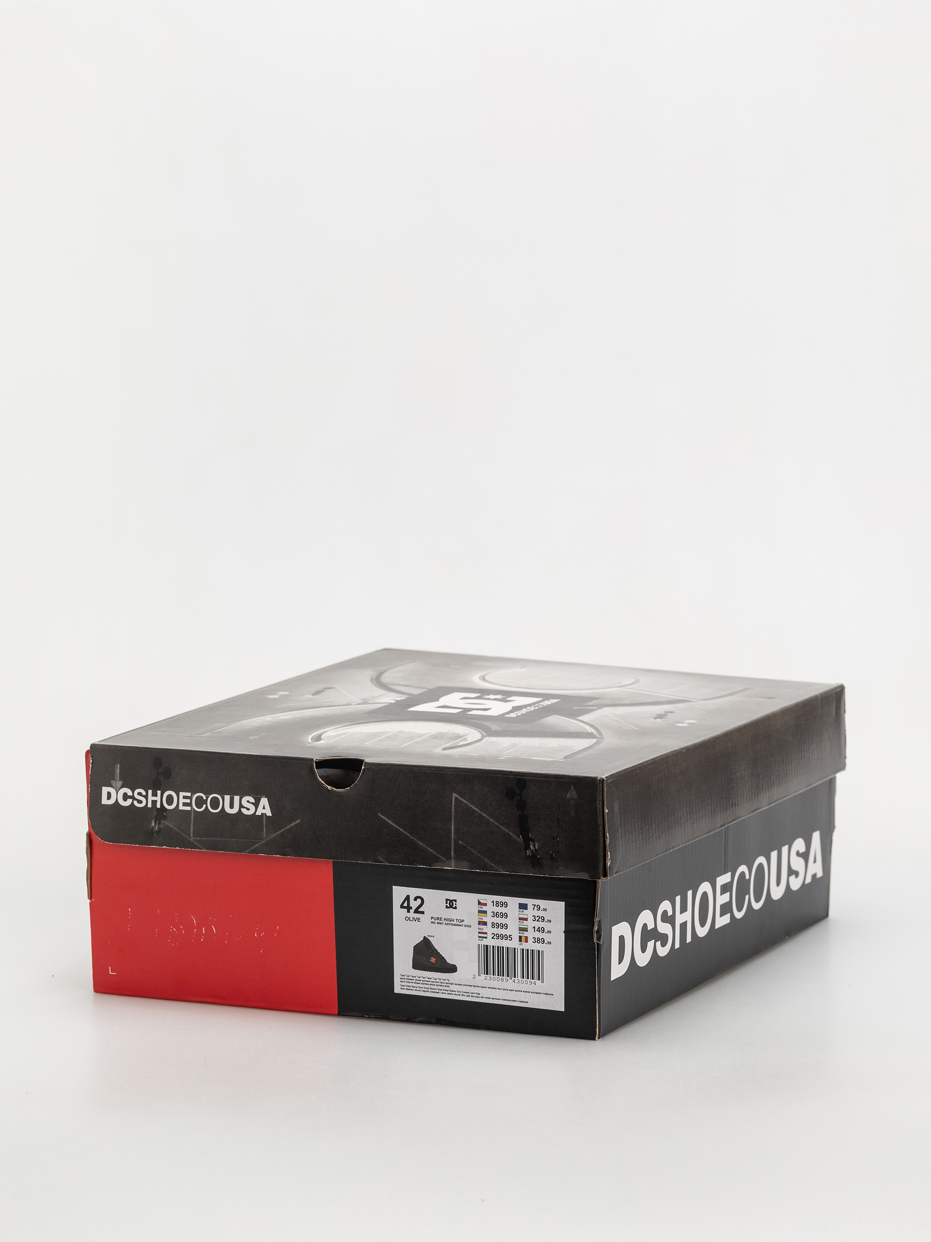 DC Pure High Top Wc Wnt Cipők (olive/black)