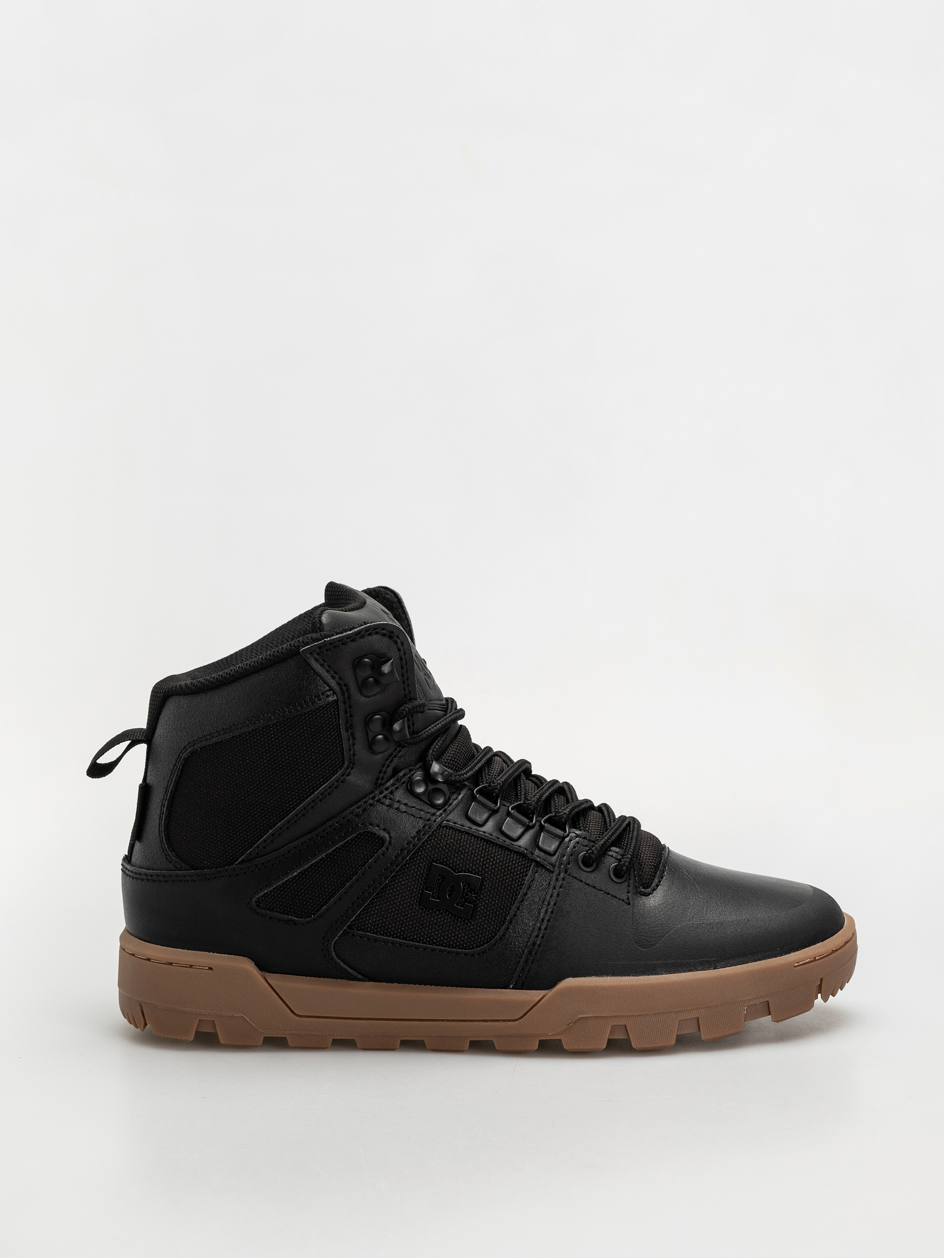 DC Pure High Top Wr Cipők (black/gum)
