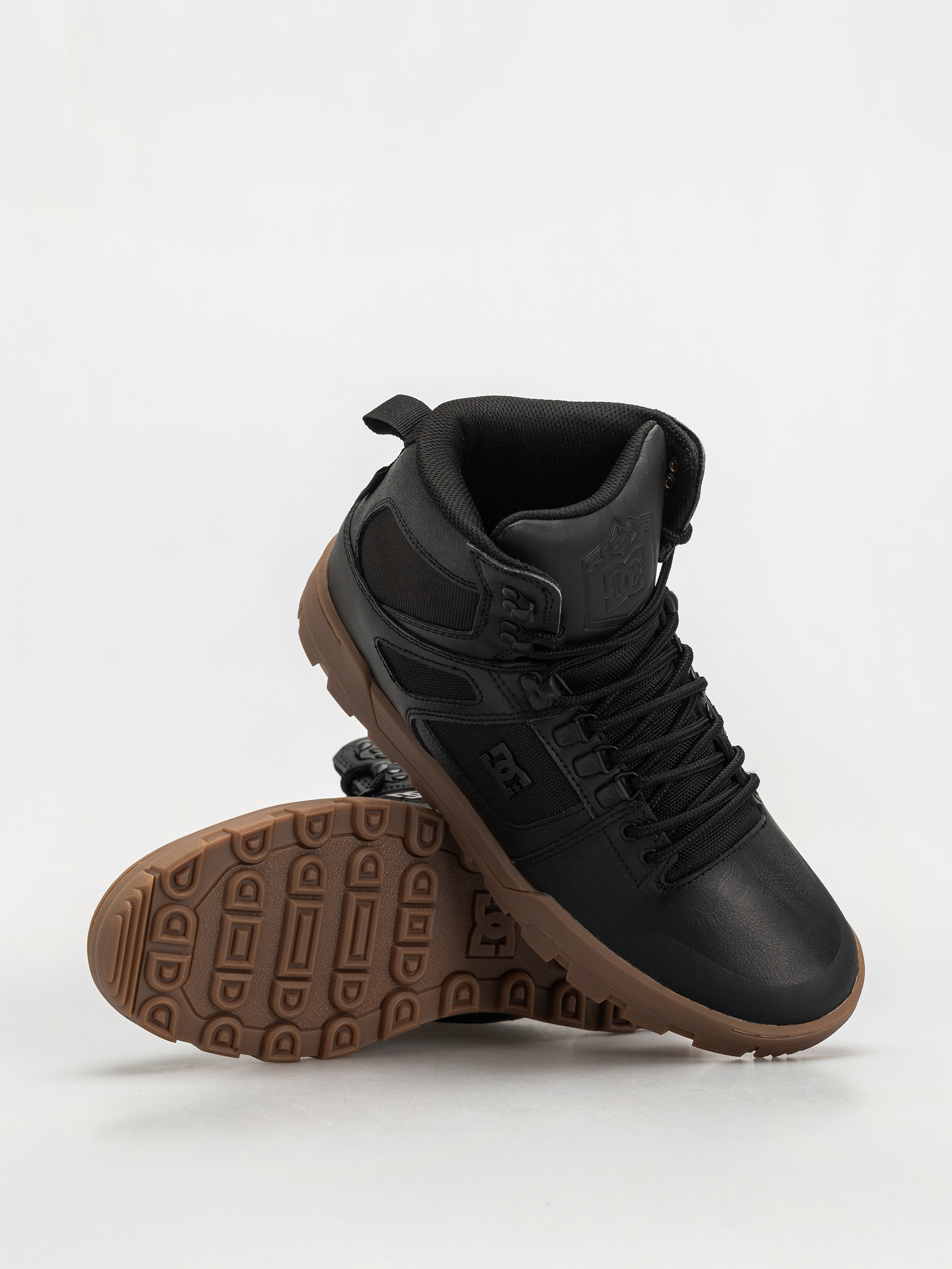 DC Pure High Top Wr Cipők (black/gum)
