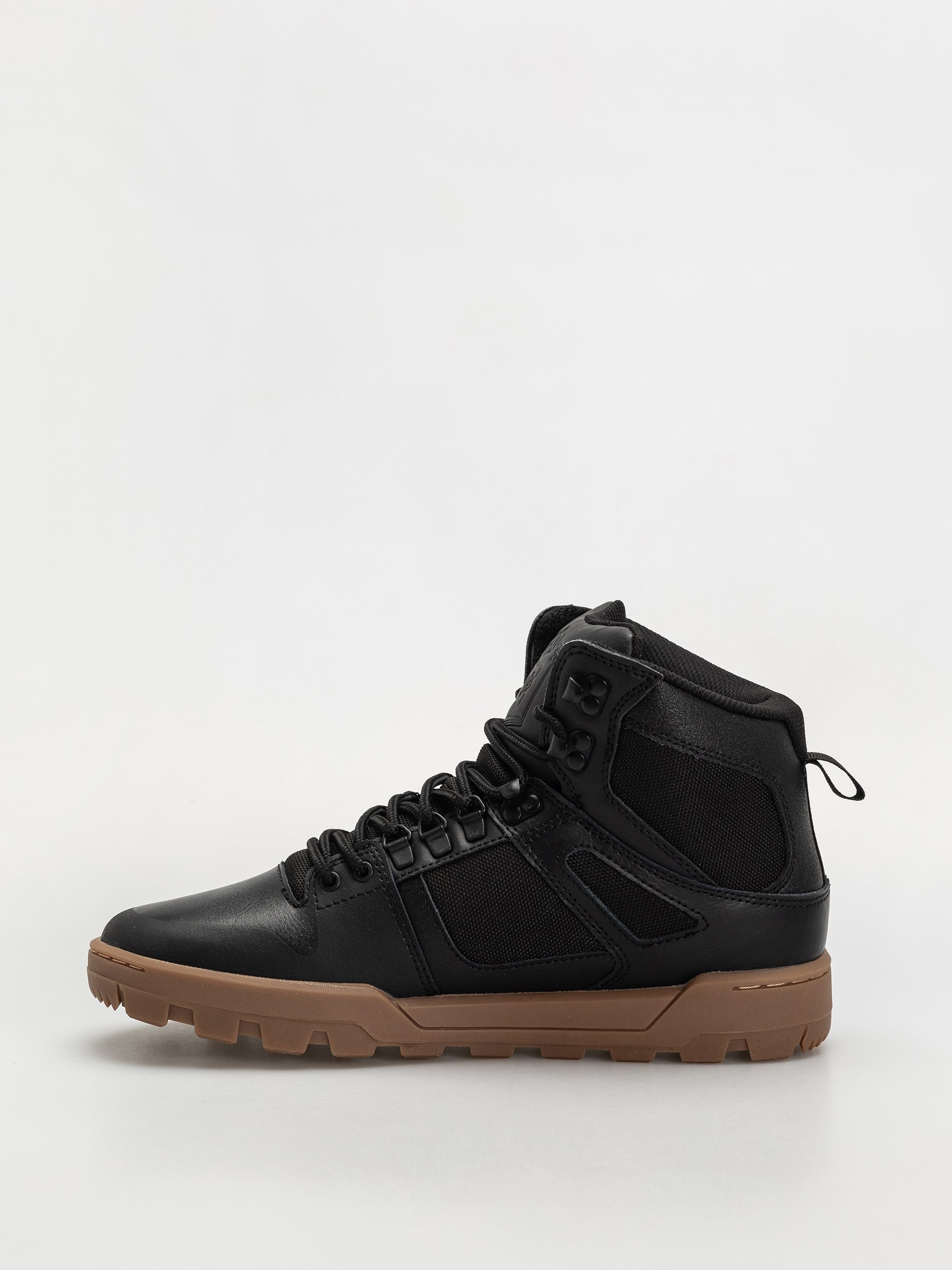 DC Pure High Top Wr Cipők (black/gum)