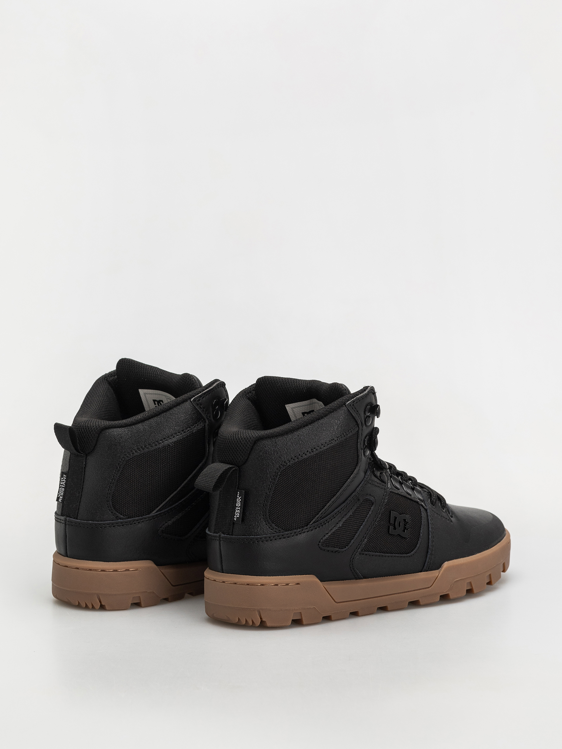 DC Pure High Top Wr Cipők (black/gum)