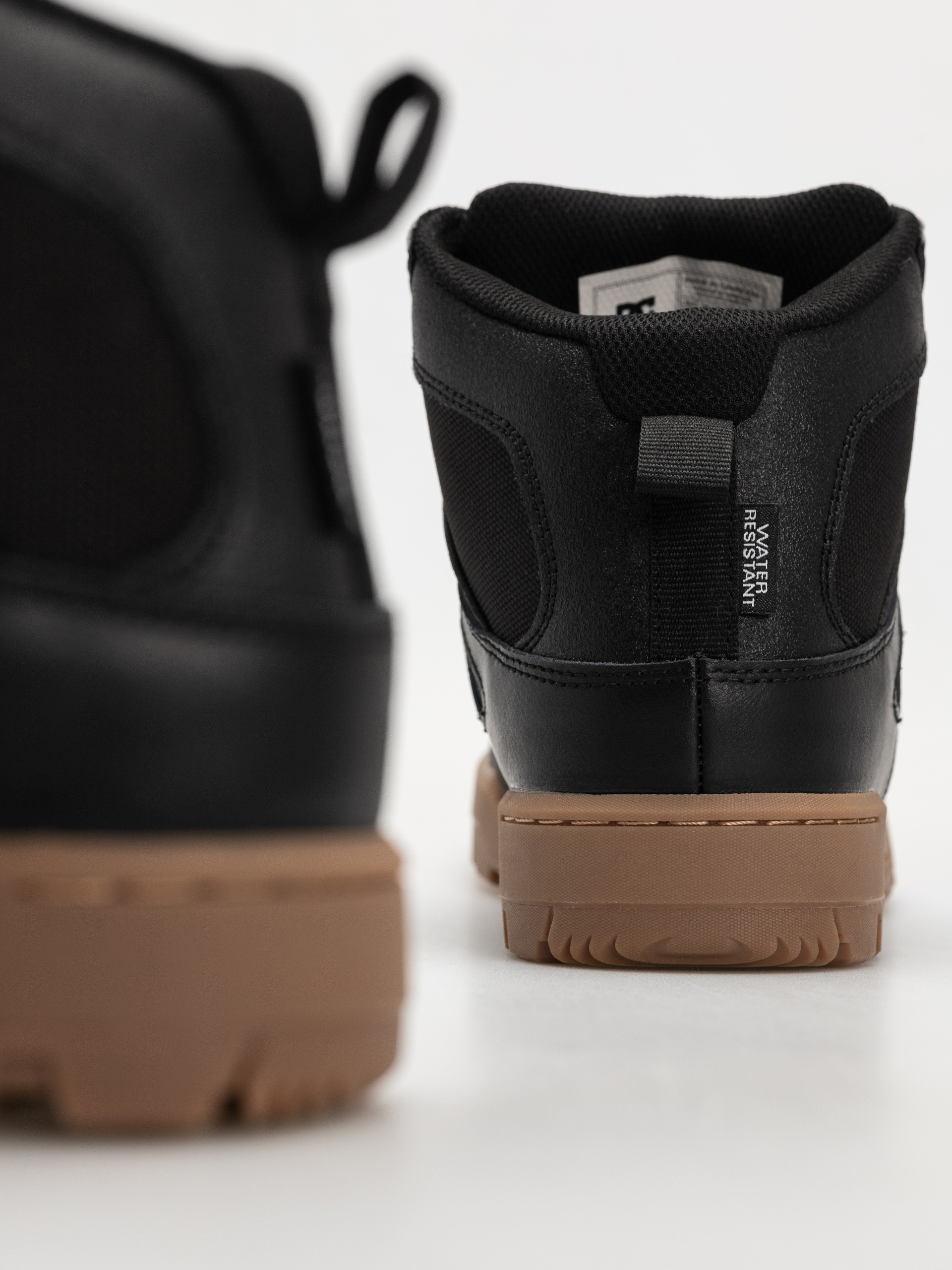 DC Pure High Top Wr Cipők (black/gum)
