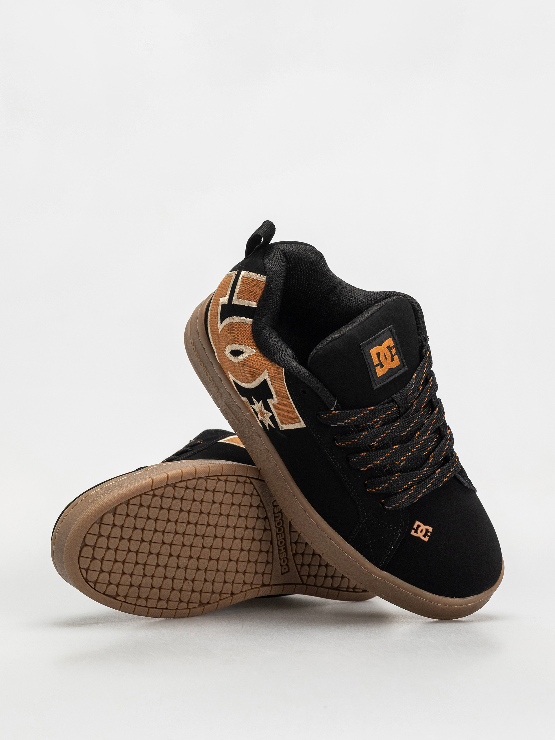 DC Court Graffik Cipők (black/brown/gum)
