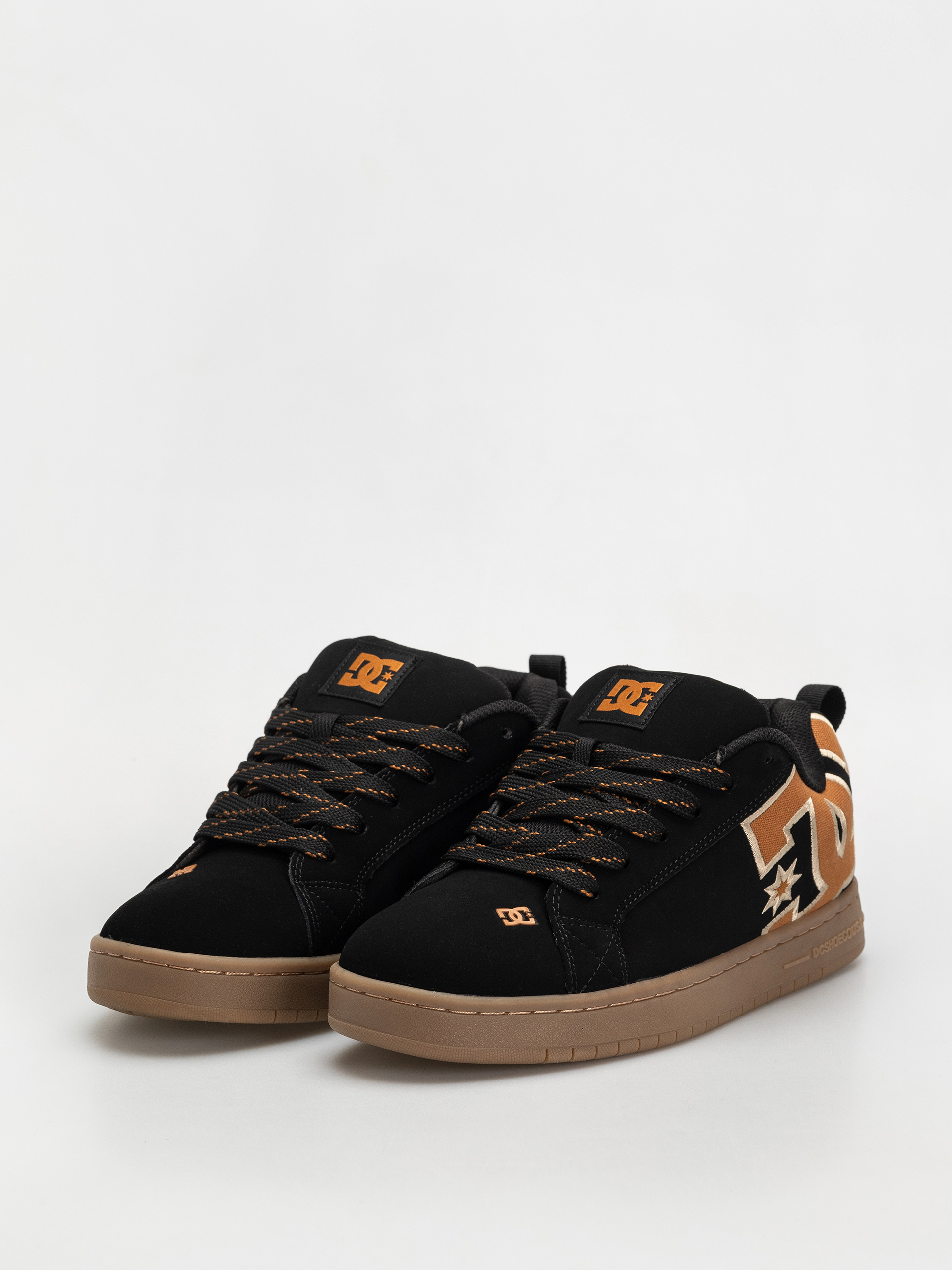DC Court Graffik Cipők (black/brown/gum)