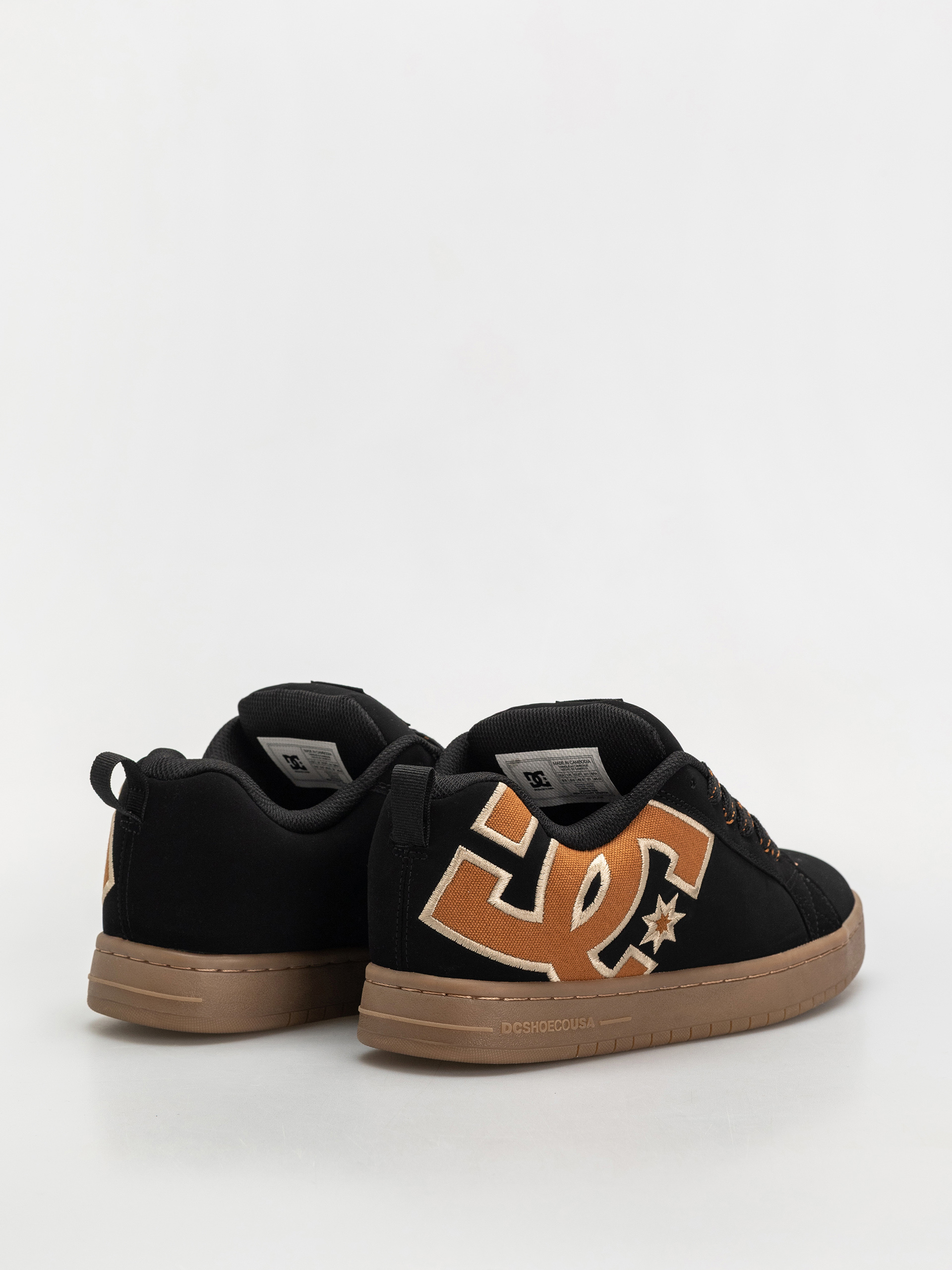 DC Court Graffik Cipők (black/brown/gum)