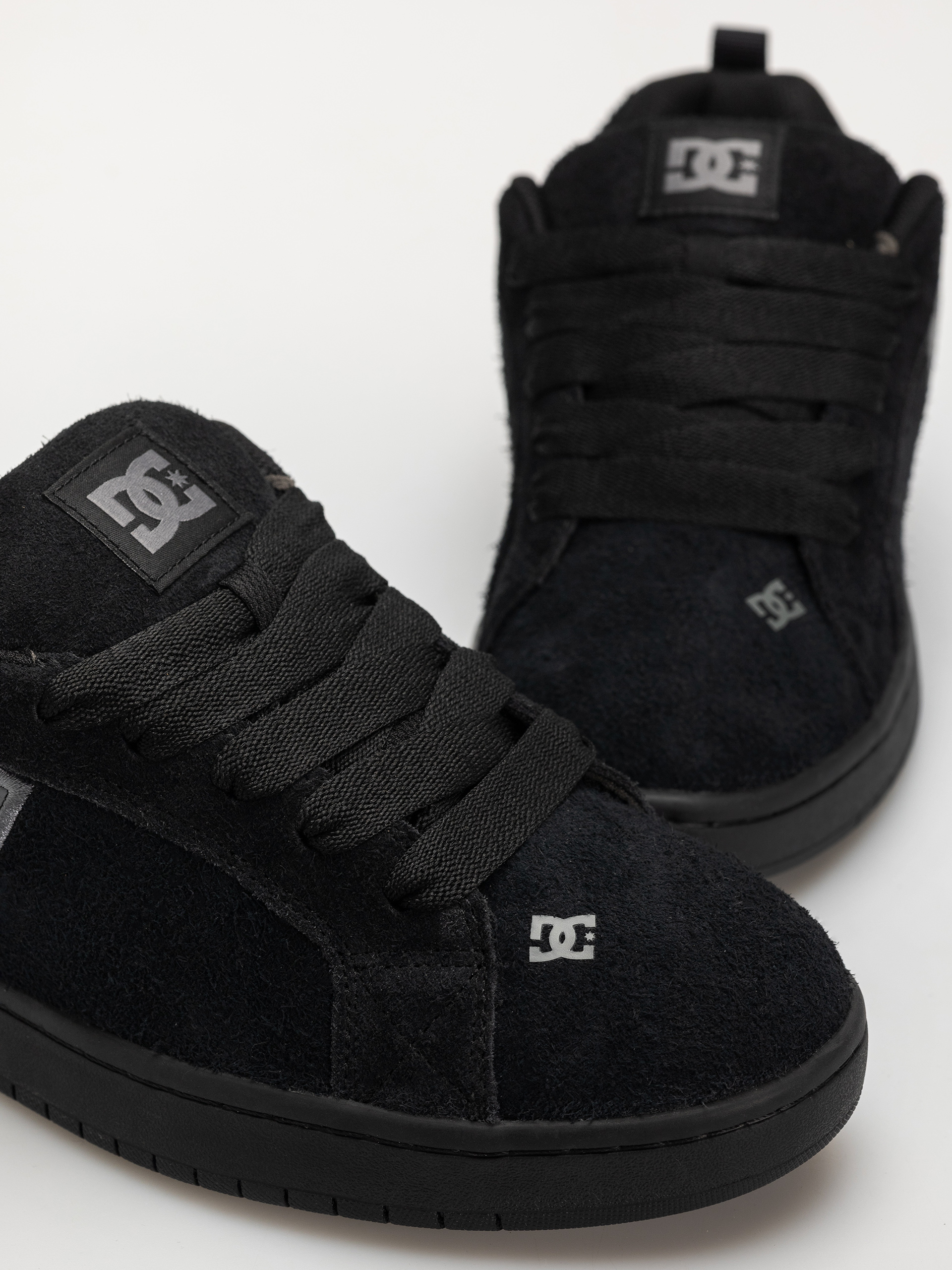 DC Court Graffik Se Cipők (black/black/grey)
