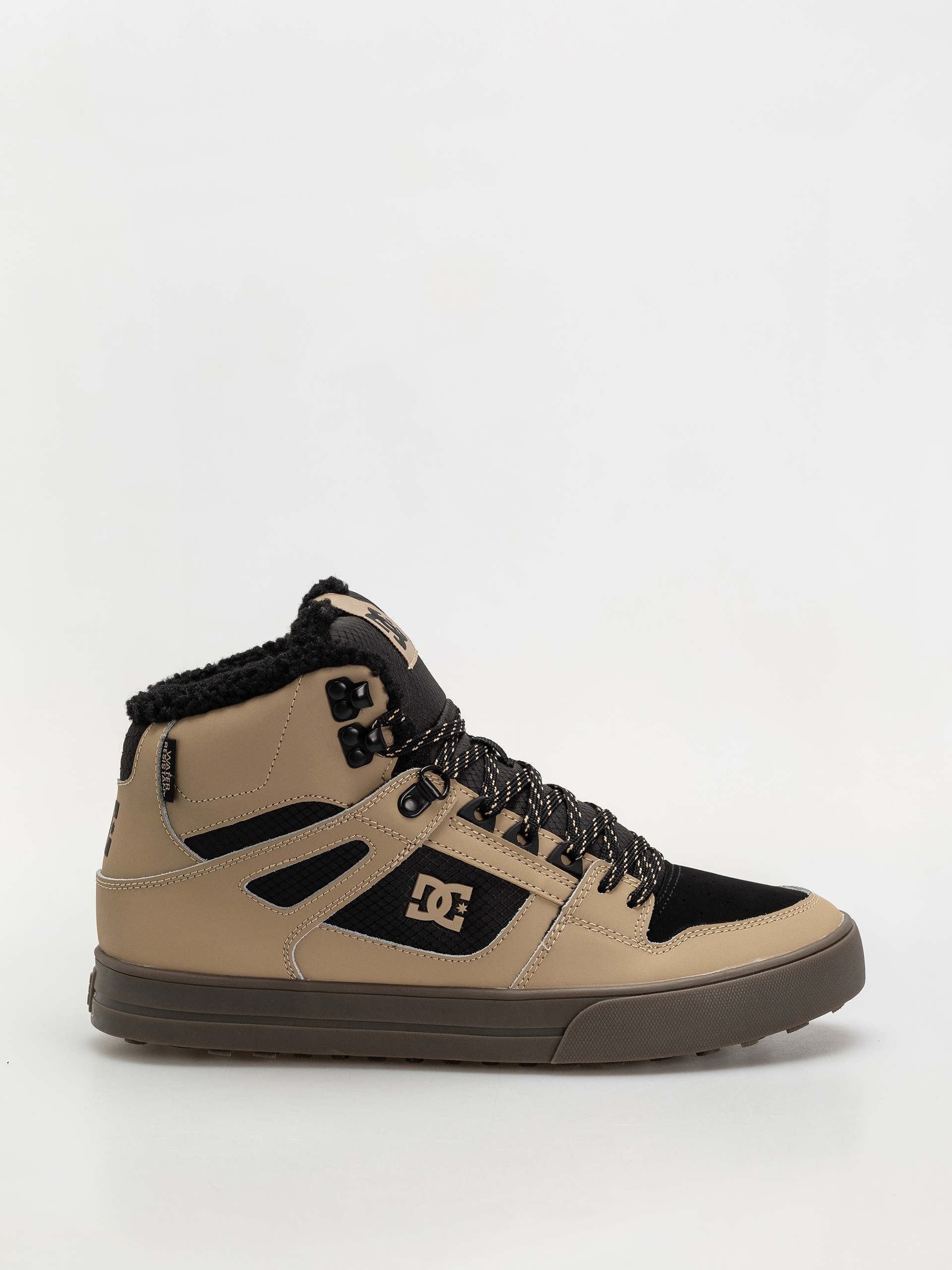 DC Pure High Top Wc Wnt Cipu0151k (tan/black)