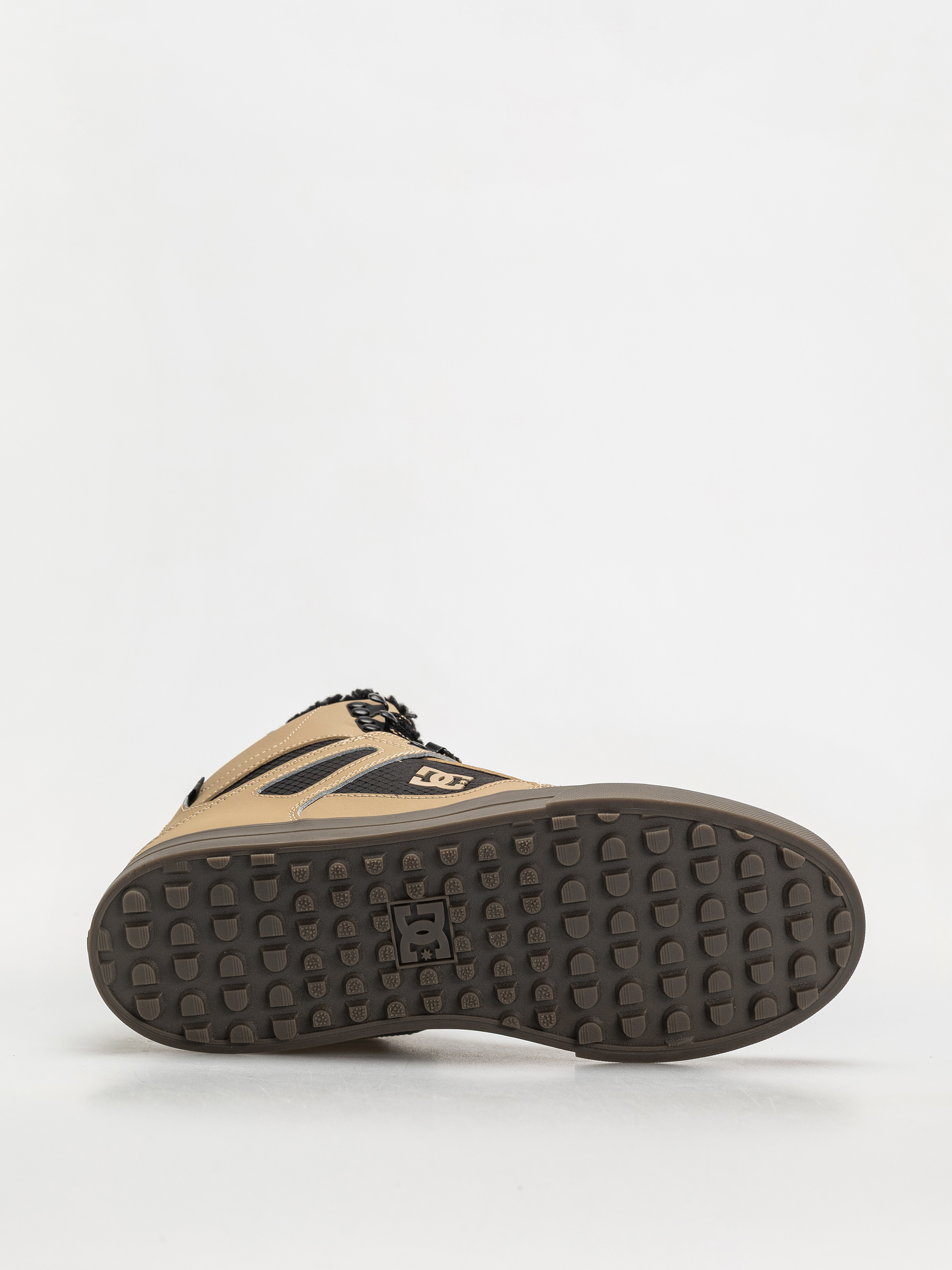 DC Pure High Top Wc Wnt Cipők (tan/black)