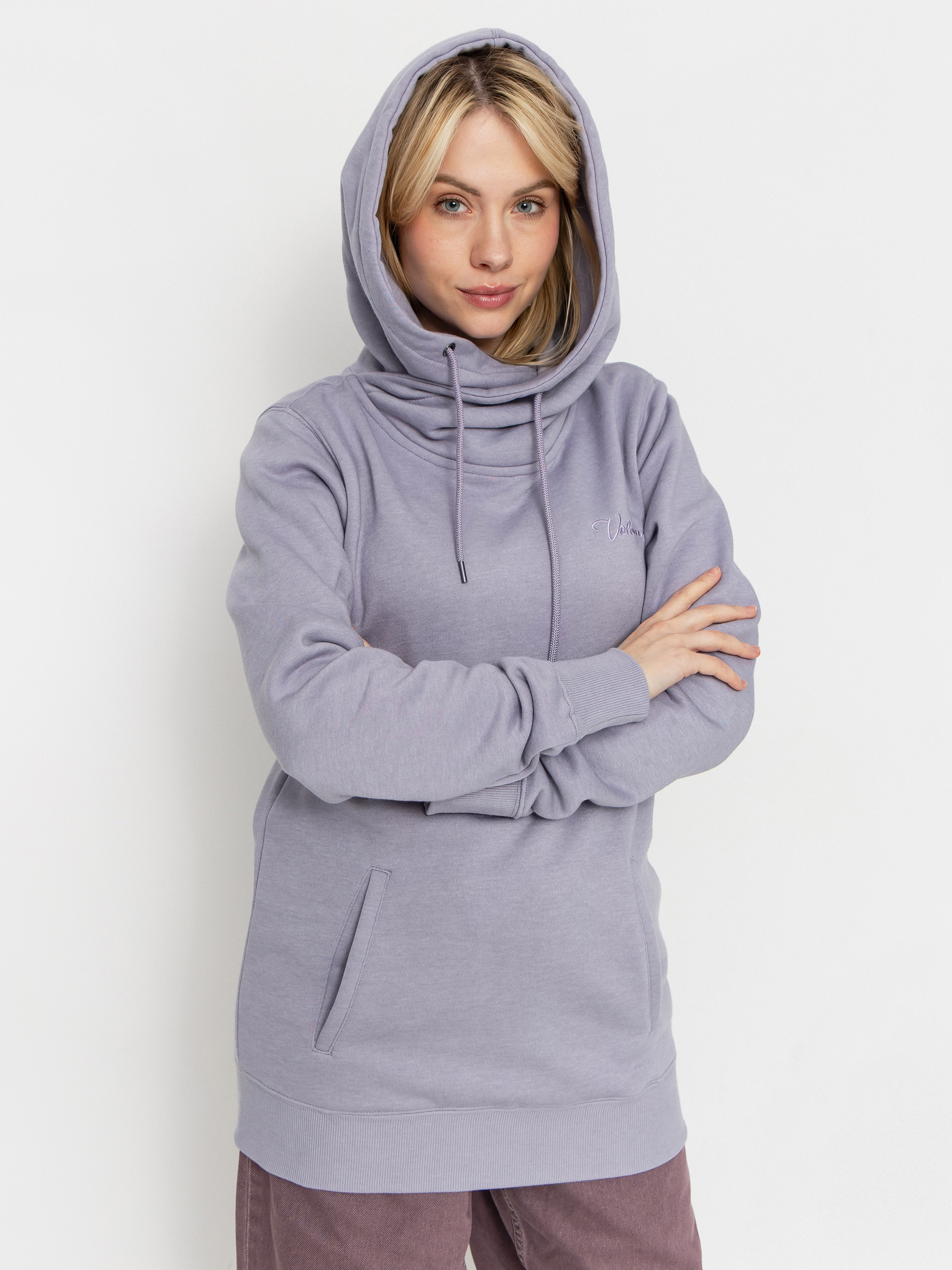 Volcom Tower HD Wmn Thermo pulóver (lavender aura)