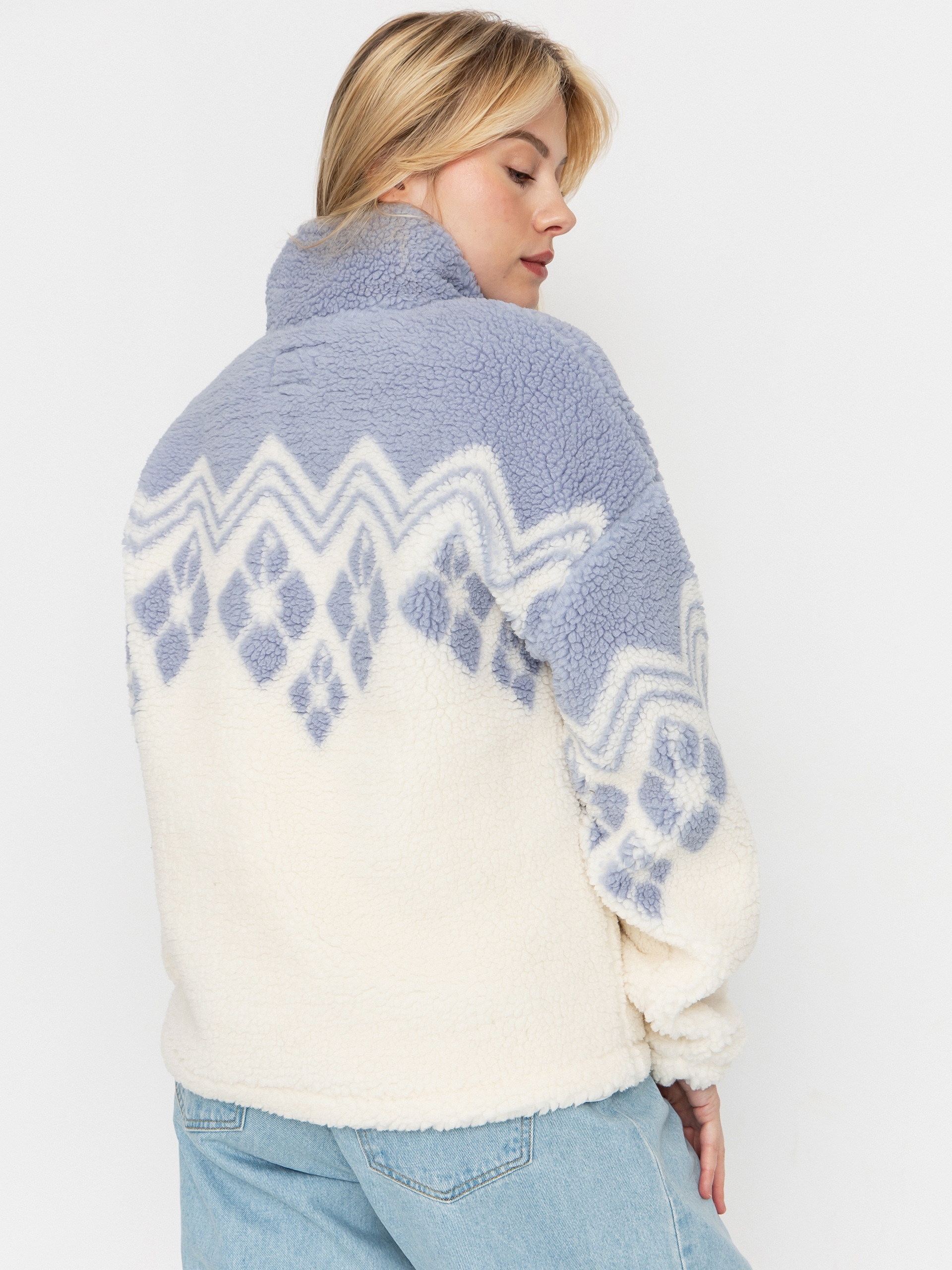 Női Roxy Mountain Story Polár pulóver (egret)