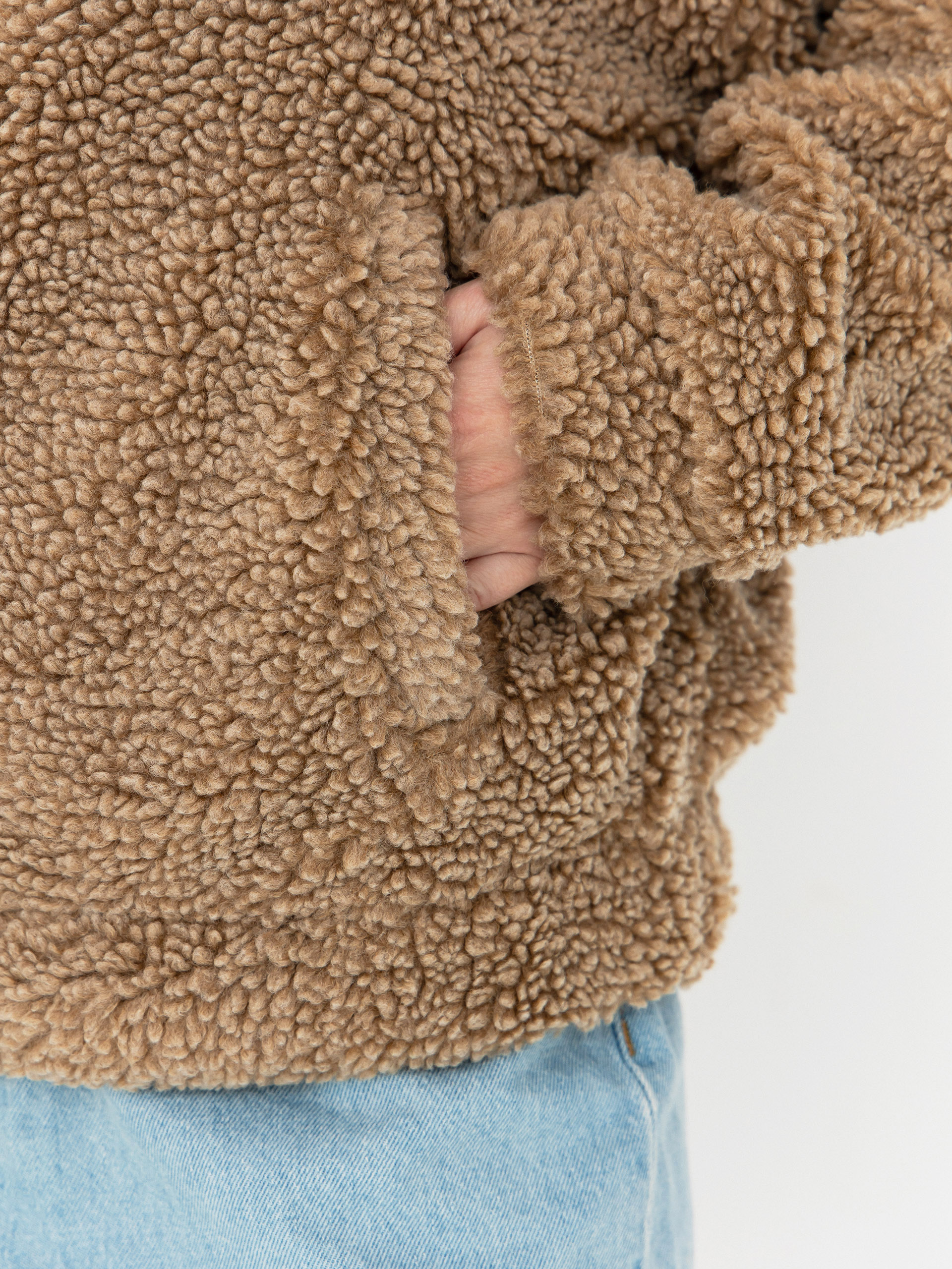 Női Roxy City Track Polár pulóver (woodsmoke)