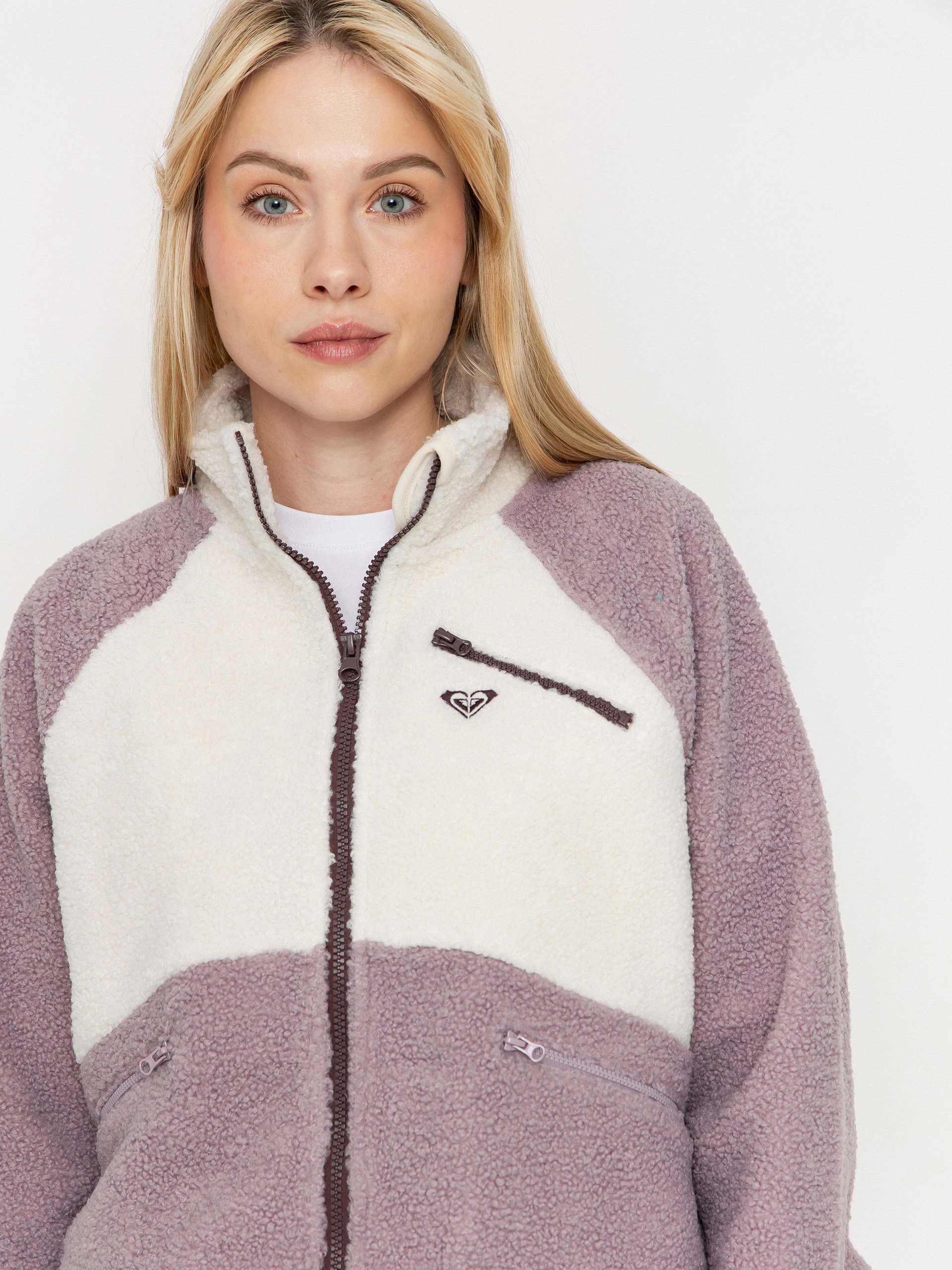 Női Roxy Waves Of Warmth Colorblock Polár pulóver (nirvana)