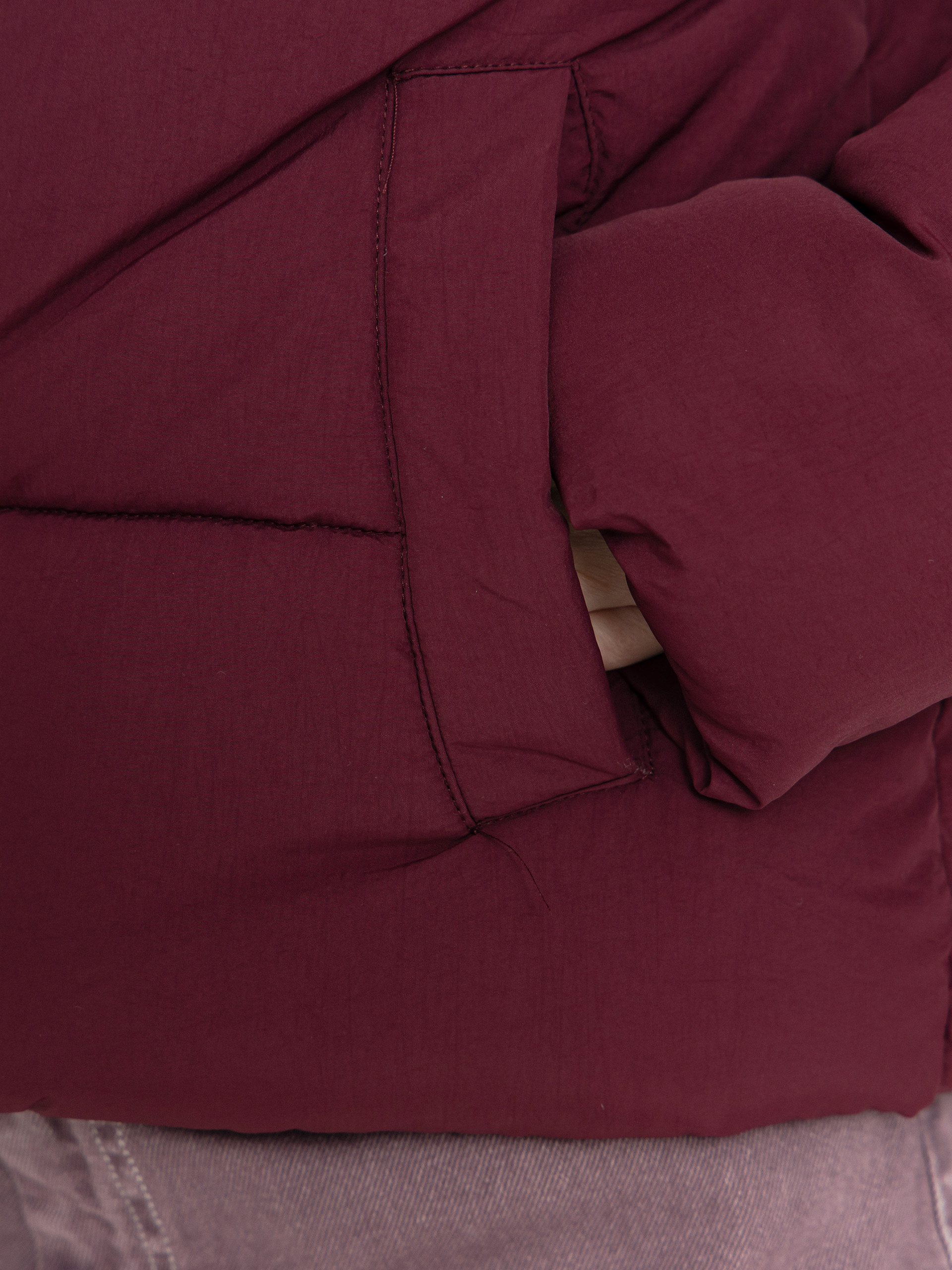 Santa Cruz Strip 2 In 1 Quilted Wmn Dzseki (dark cherry)