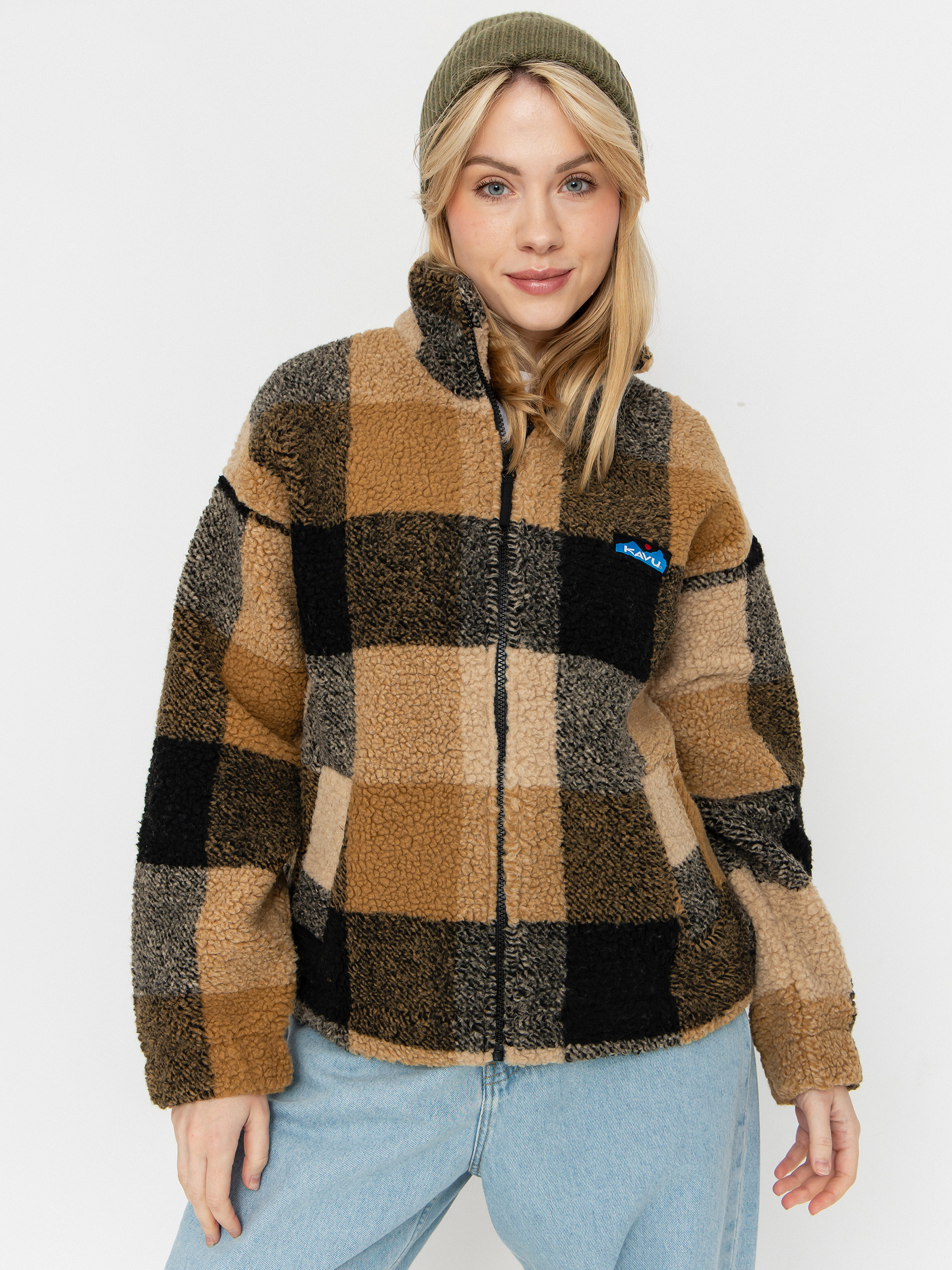 Kavu Loven Wmn Polár pulóver (hilltop plaid)
