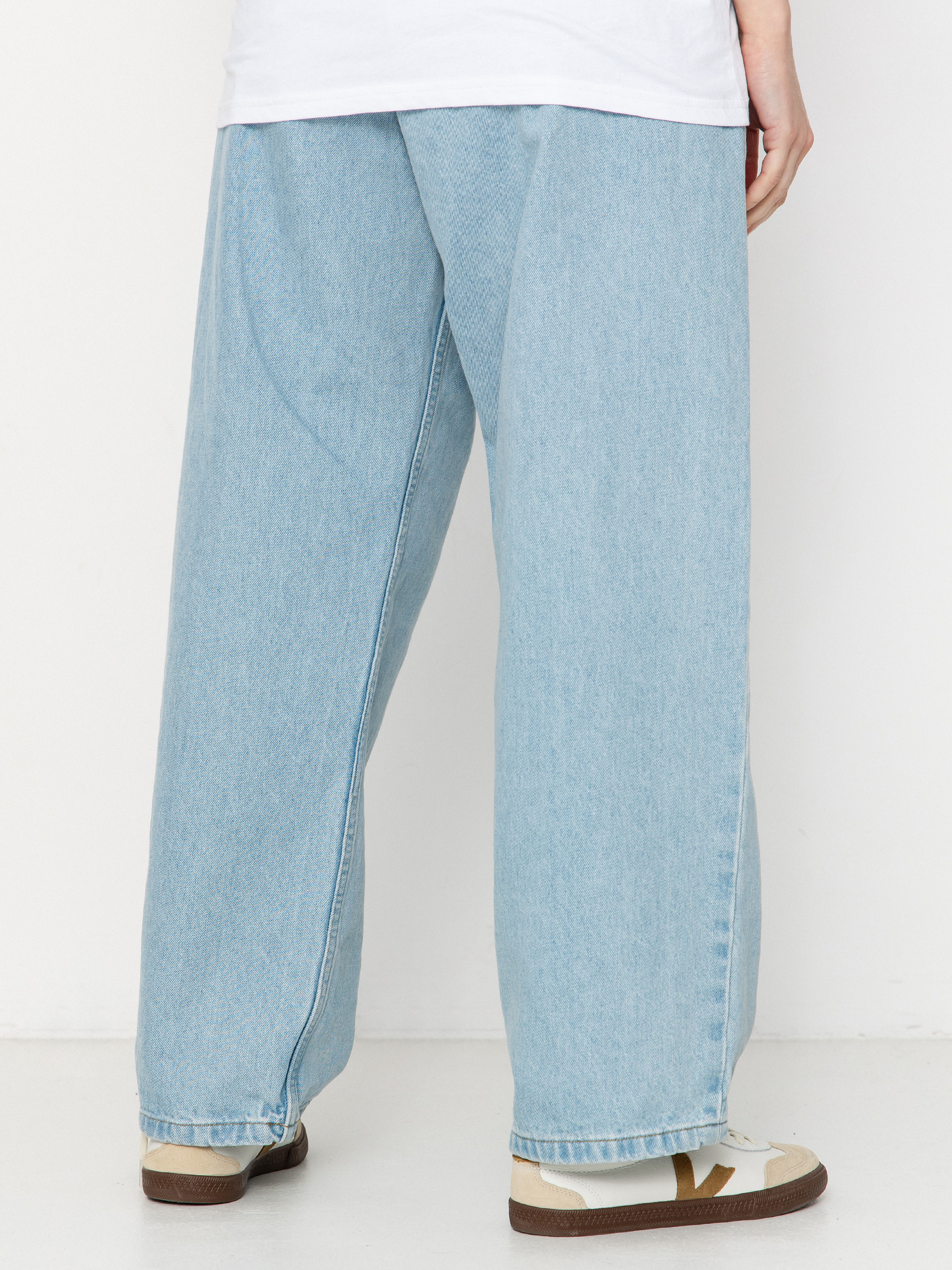 Kisnadrág Carhartt WIP Brandon Wmn (blue/heavy stone bleached)