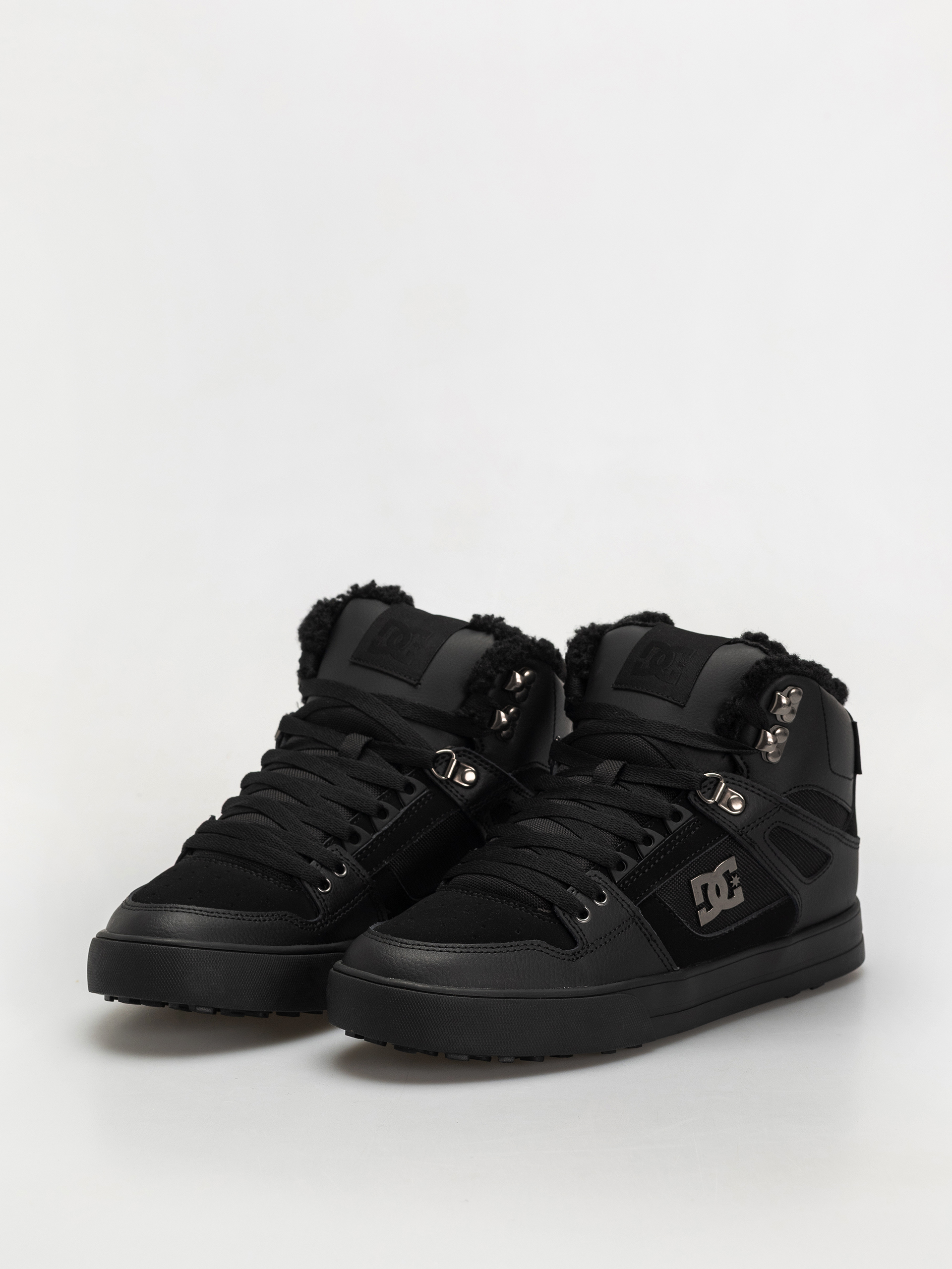 DC Pure High Top Wc Wnt Cipők (black/black/black)