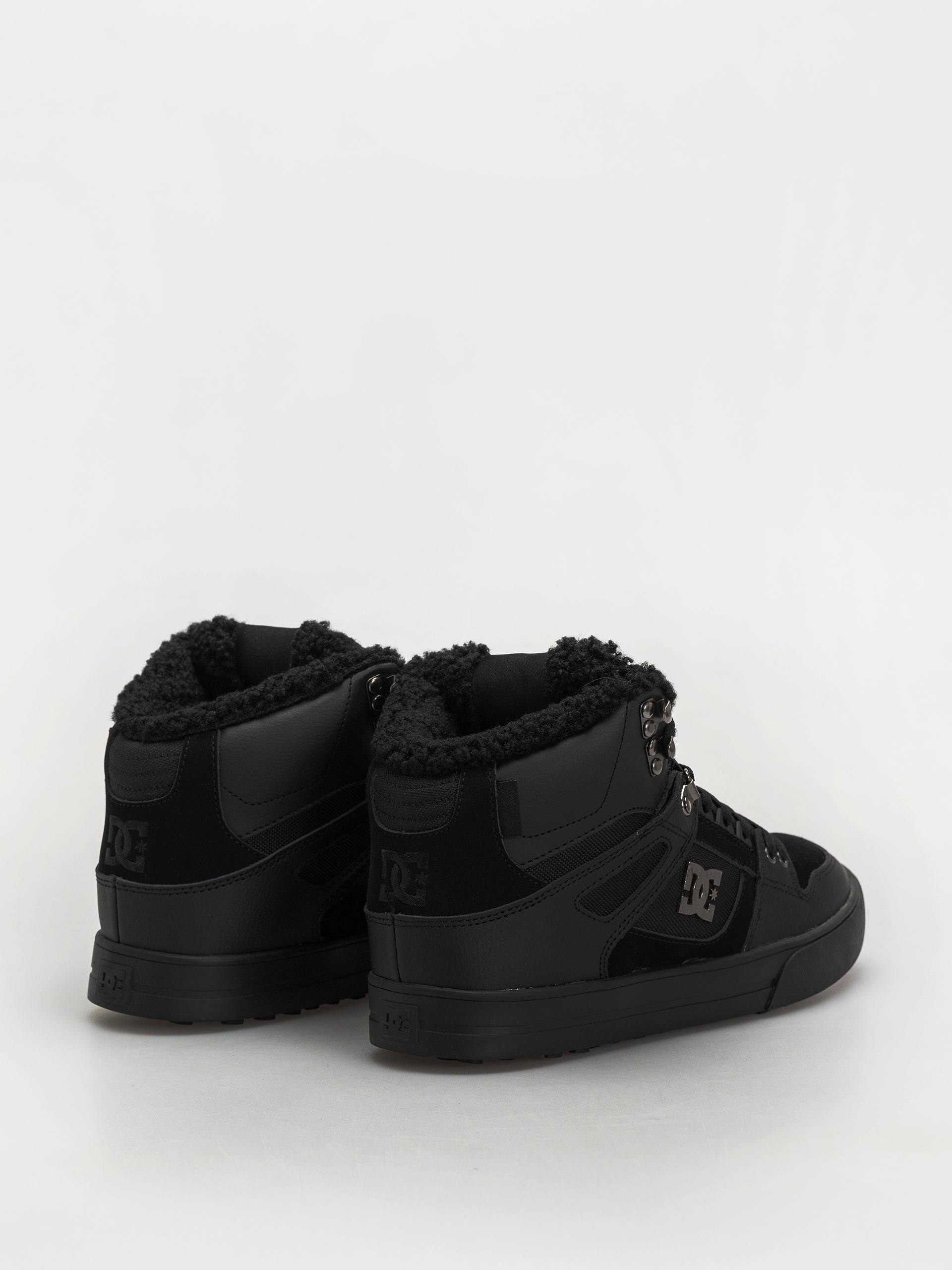 DC Pure High Top Wc Wnt Cipők (black/black/black)