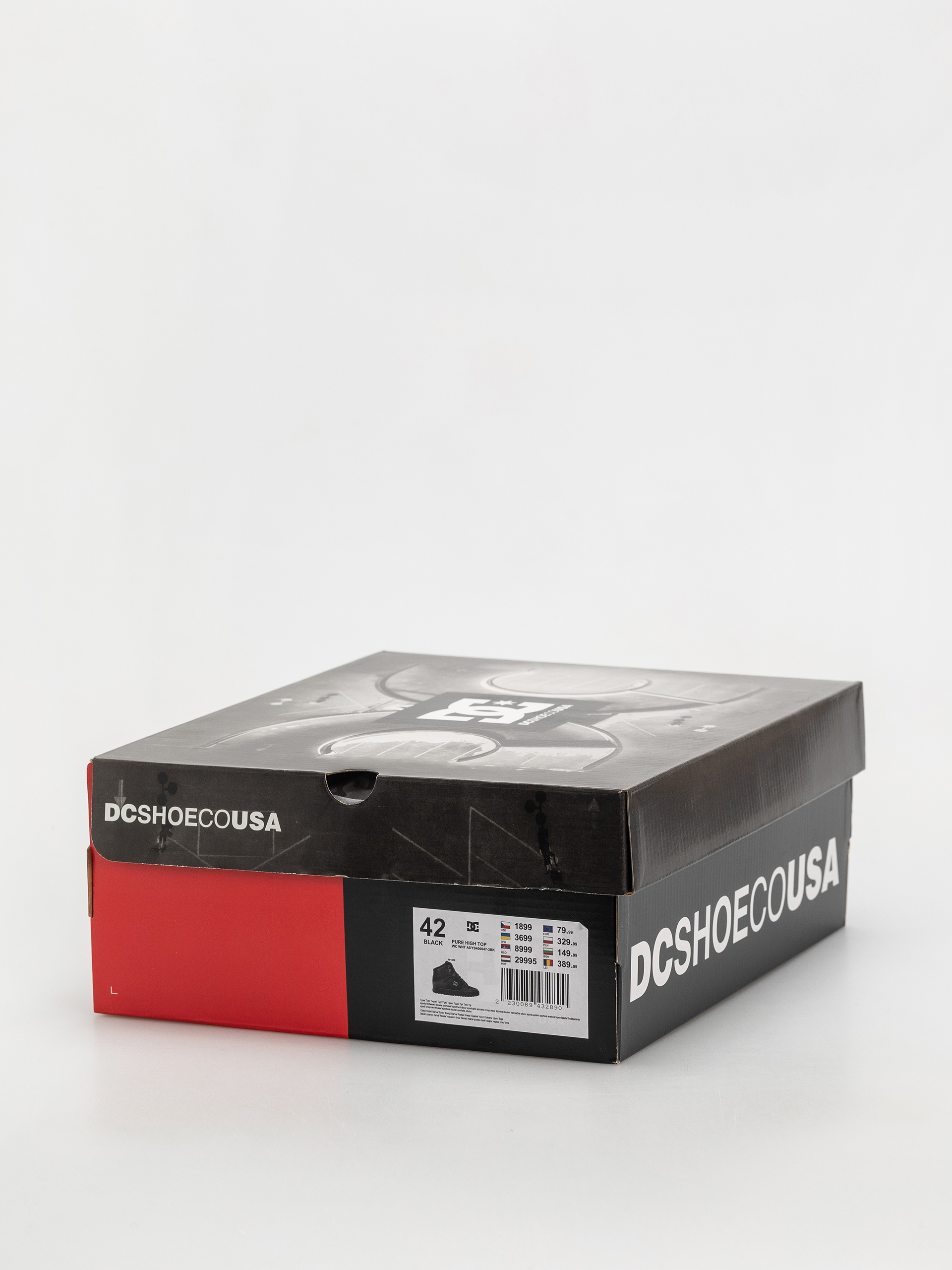 DC Pure High Top Wc Wnt Cipők (black/black/black)