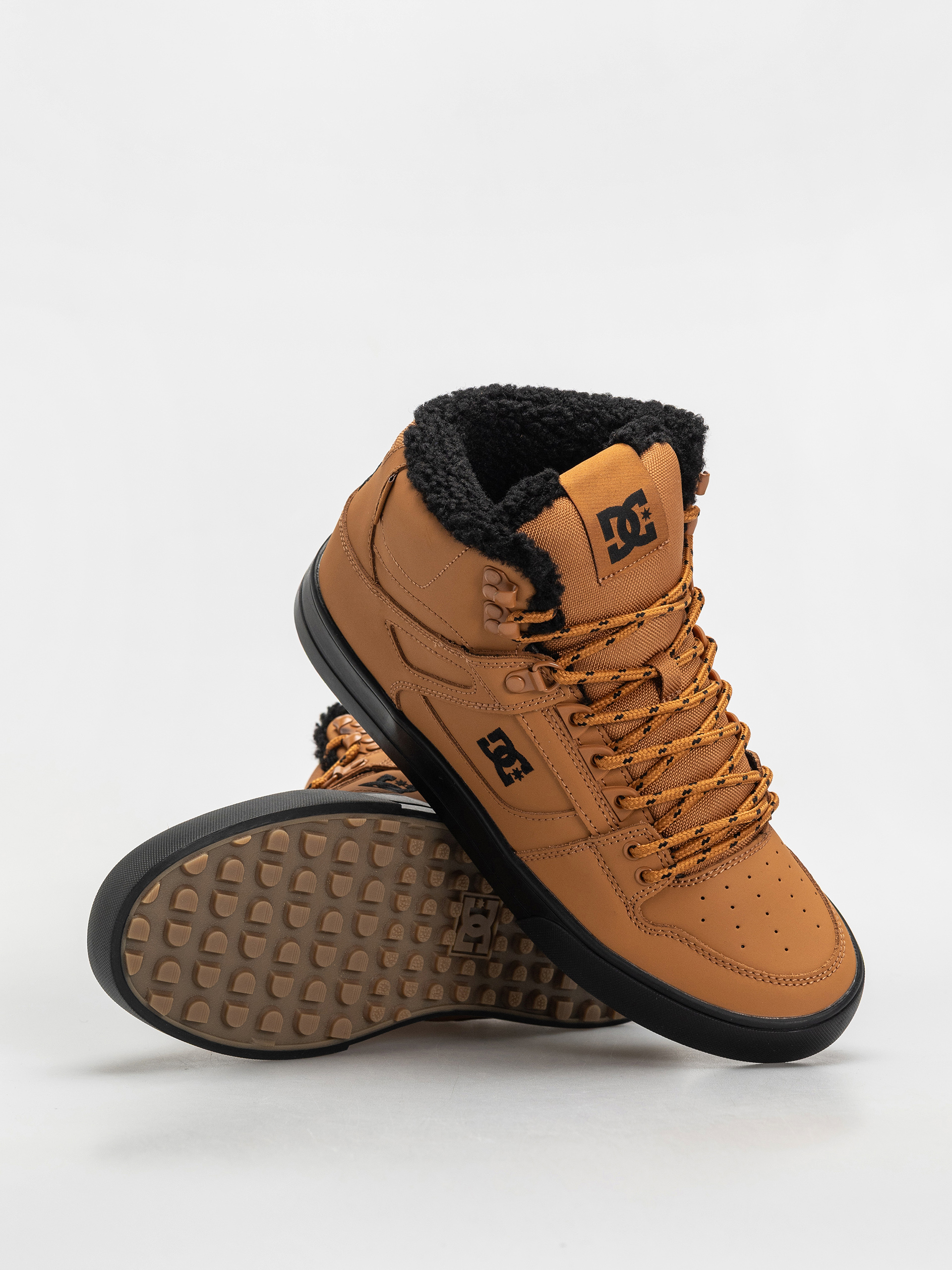 DC Pure High Top Wc Wnt Cipők (wheat)