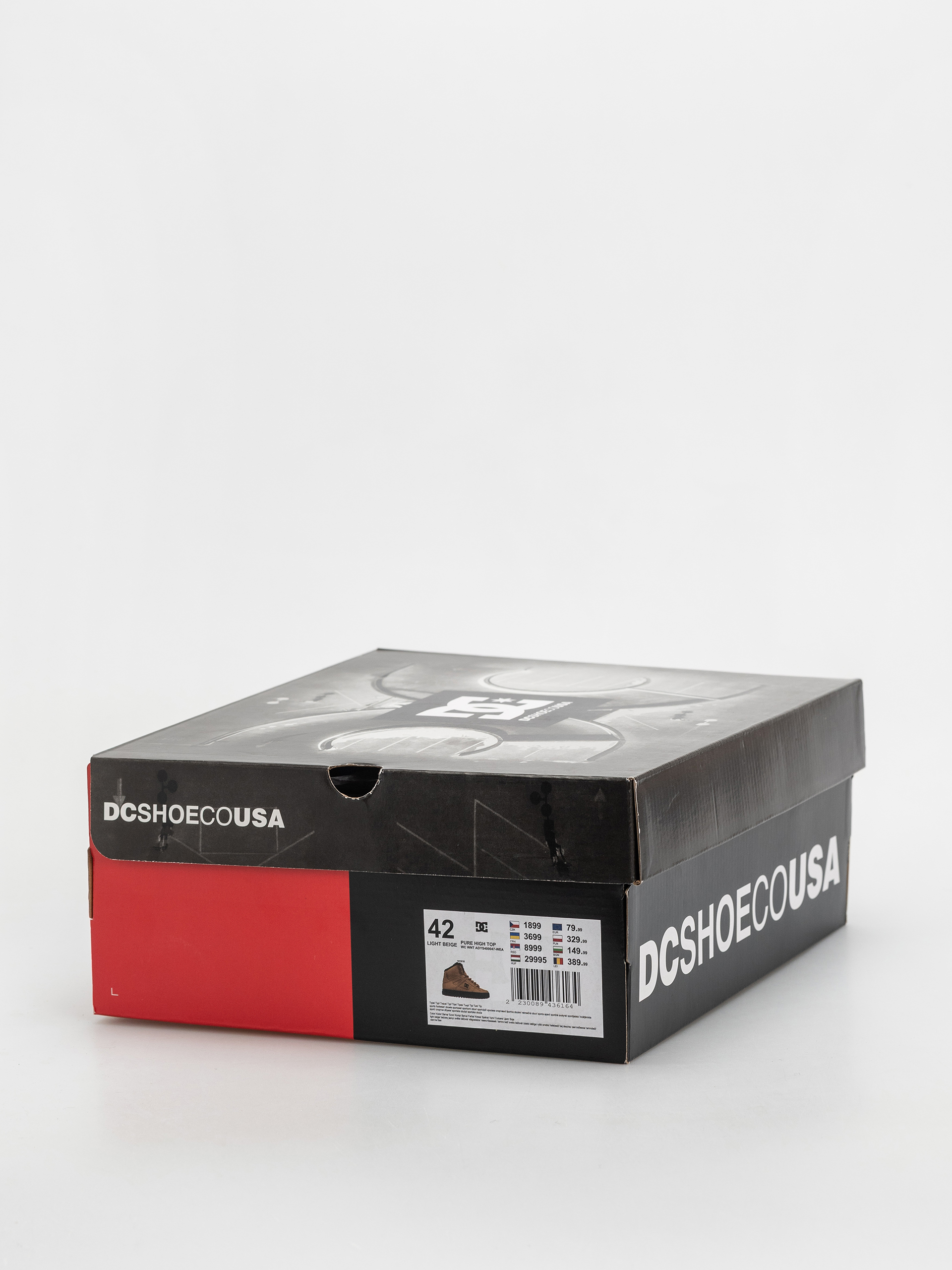 DC Pure High Top Wc Wnt Cipők (wheat)