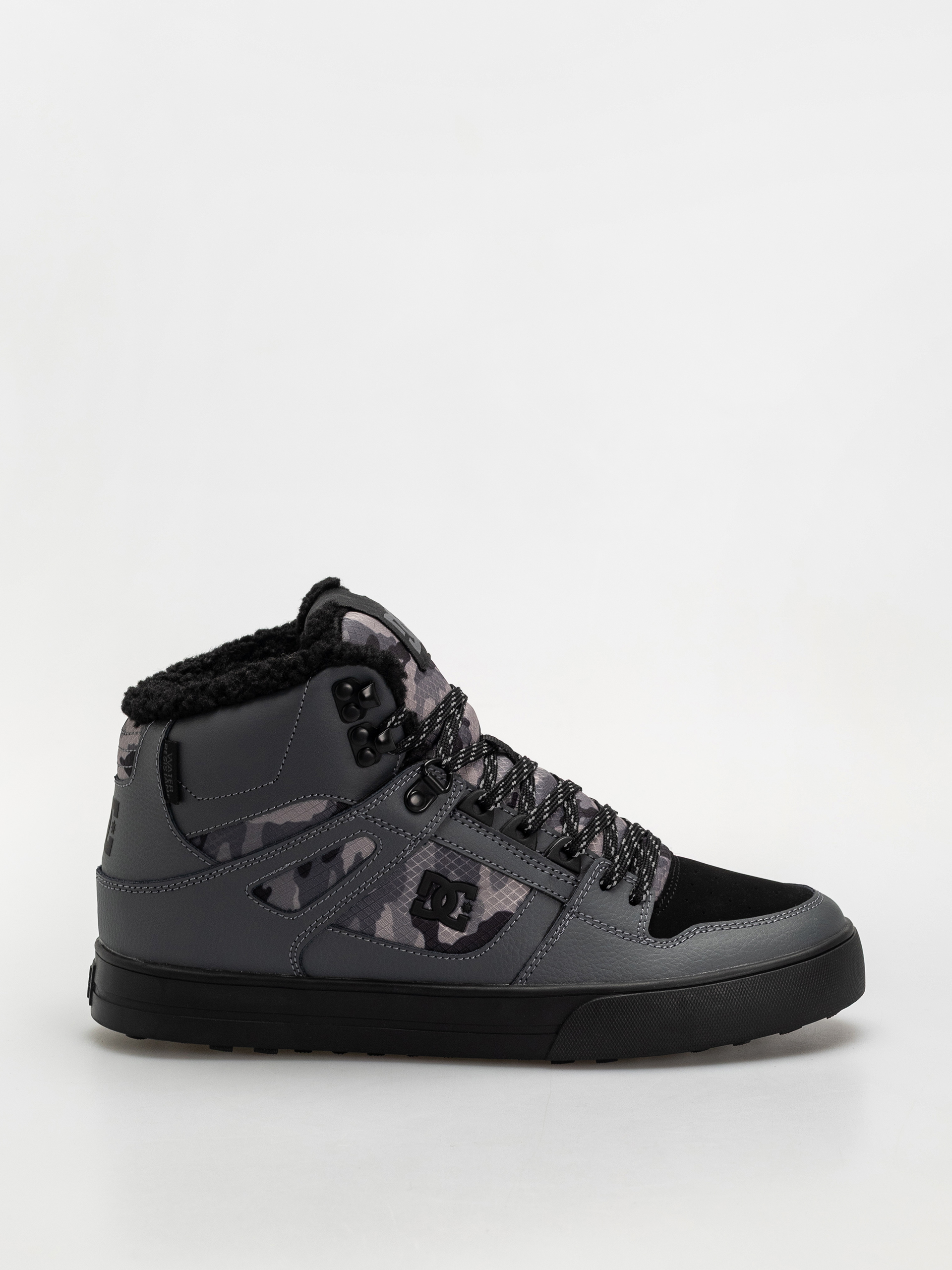 DC Pure High Top Wc Wnt Cipők (dark grey/black)