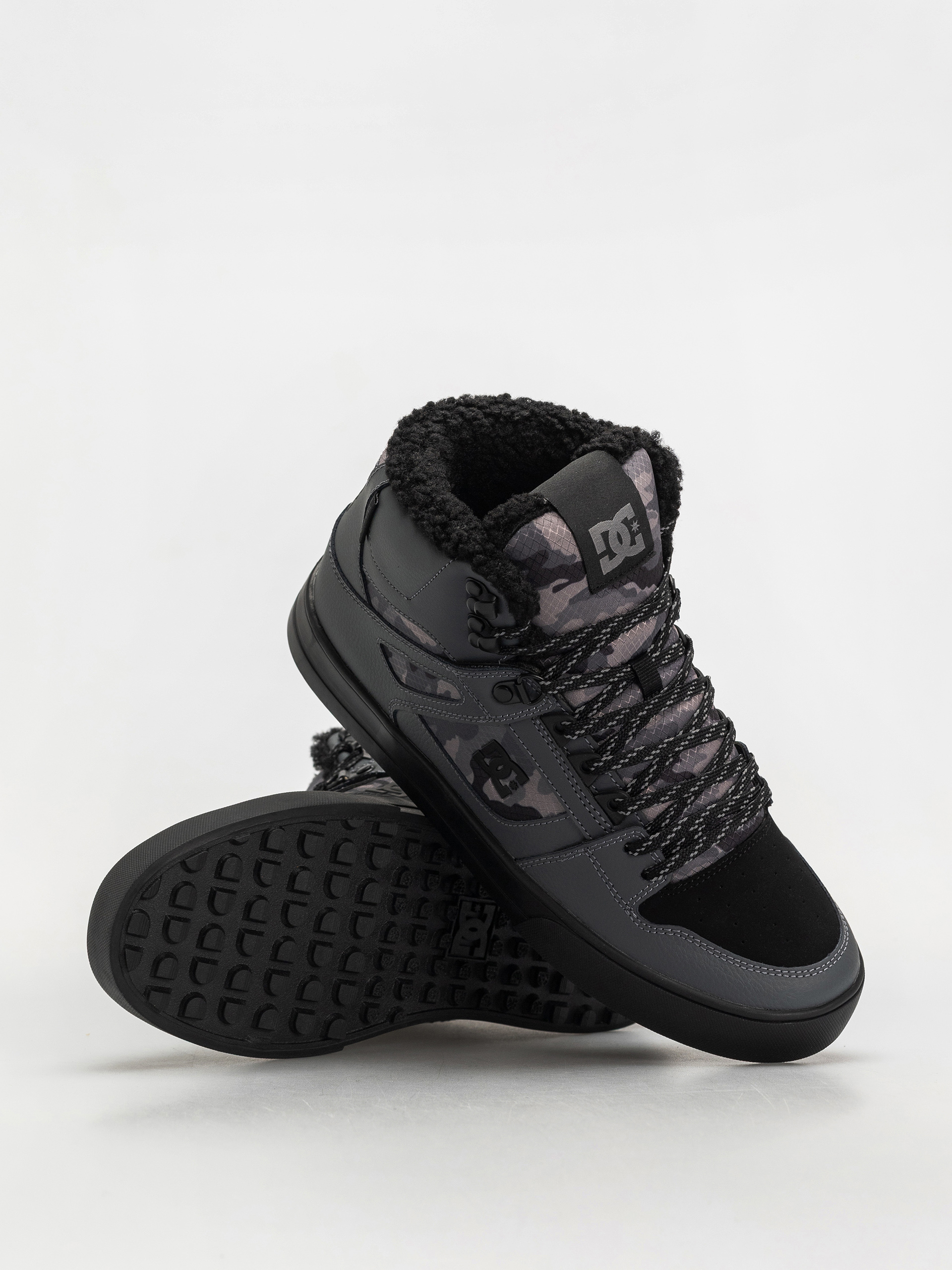 DC Pure High Top Wc Wnt Cipők (dark grey/black)