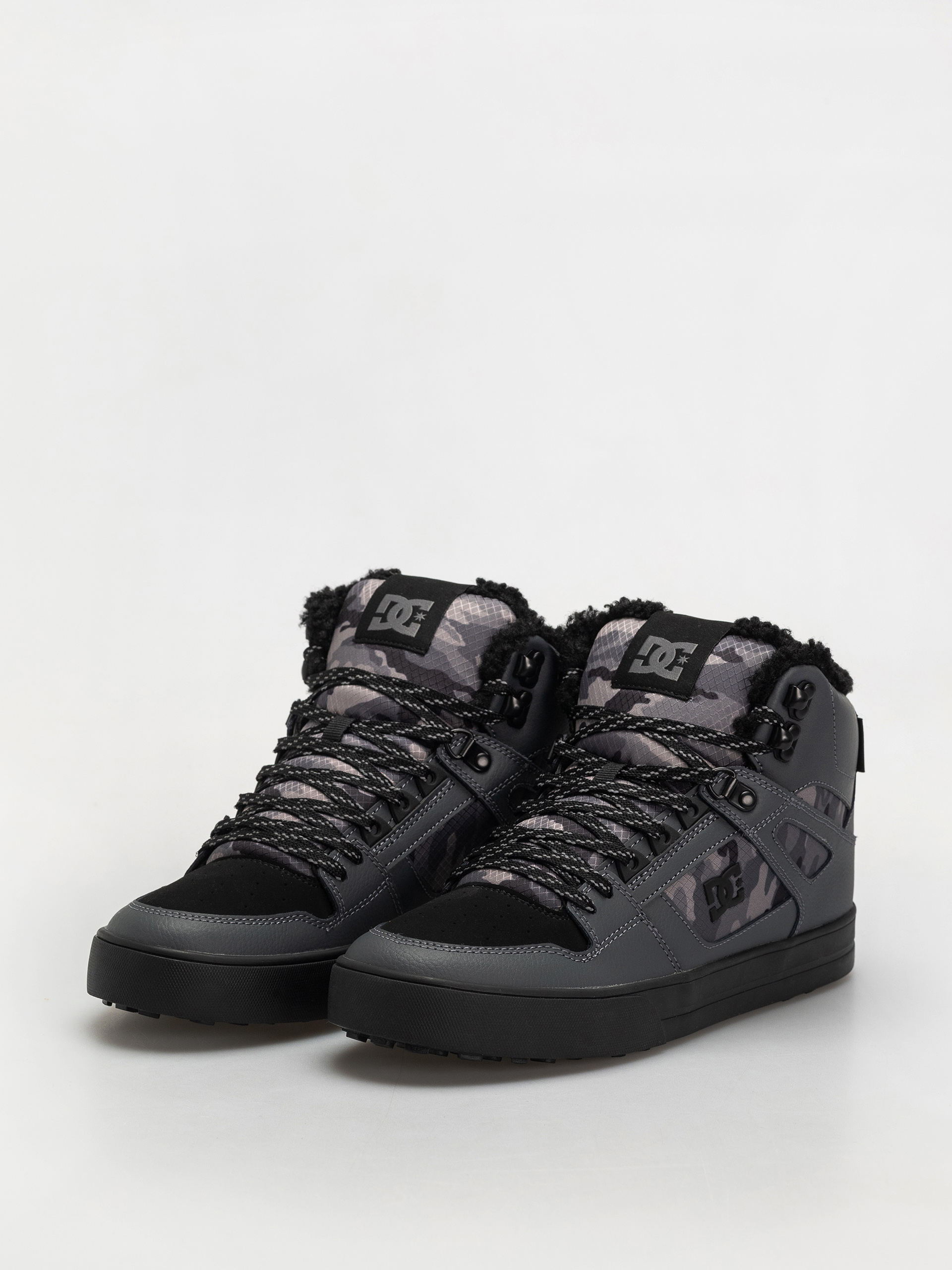 DC Pure High Top Wc Wnt Cipők (dark grey/black)