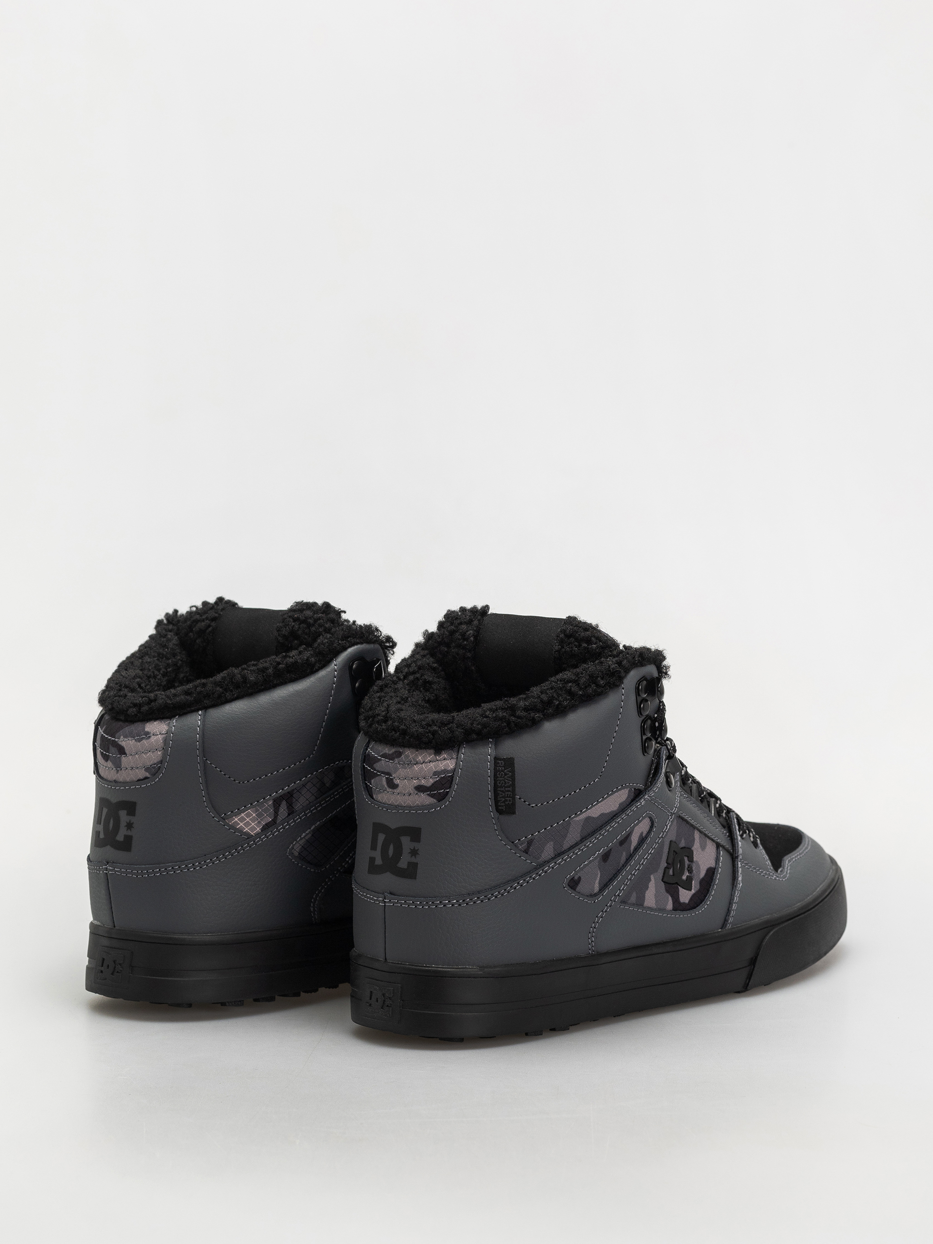 DC Pure High Top Wc Wnt Cipők (dark grey/black)